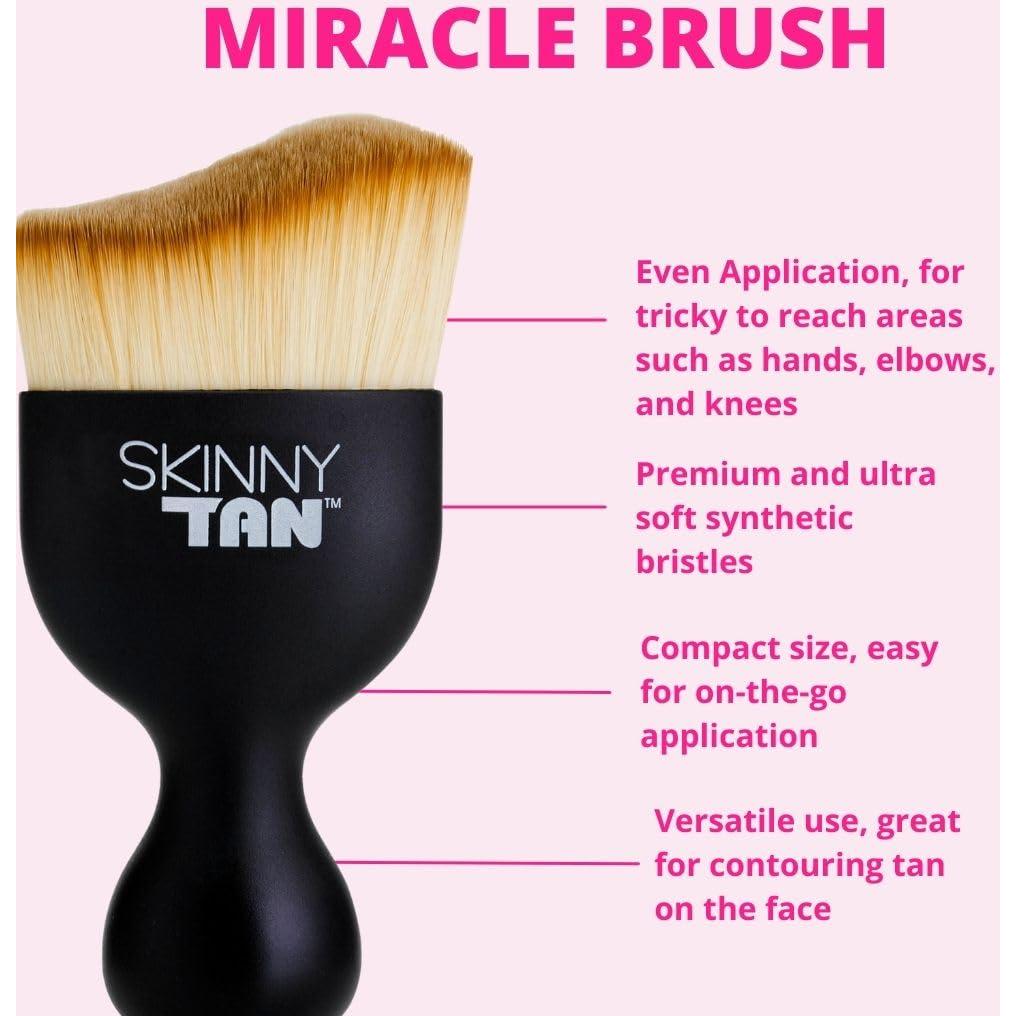 Brocha de Bronceado Skinny Tan RZMBS - Cerdas Suaves 2.3x5.1x9.7cm