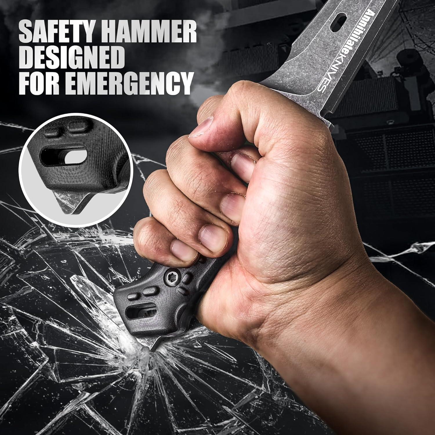 Cuchillo Táctico ZUNE LOTOO D2 24cm con Funda Kydex