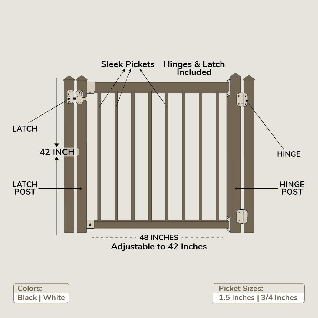 Kit de Puerta Personalizable MOUNTWEST 121.92 cm Blanco