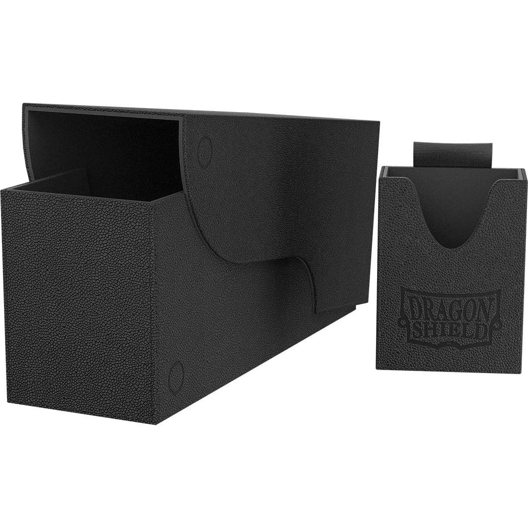 Caja de Mazo Dragon Shield Nest+ ART40406 Negra 300 cartas