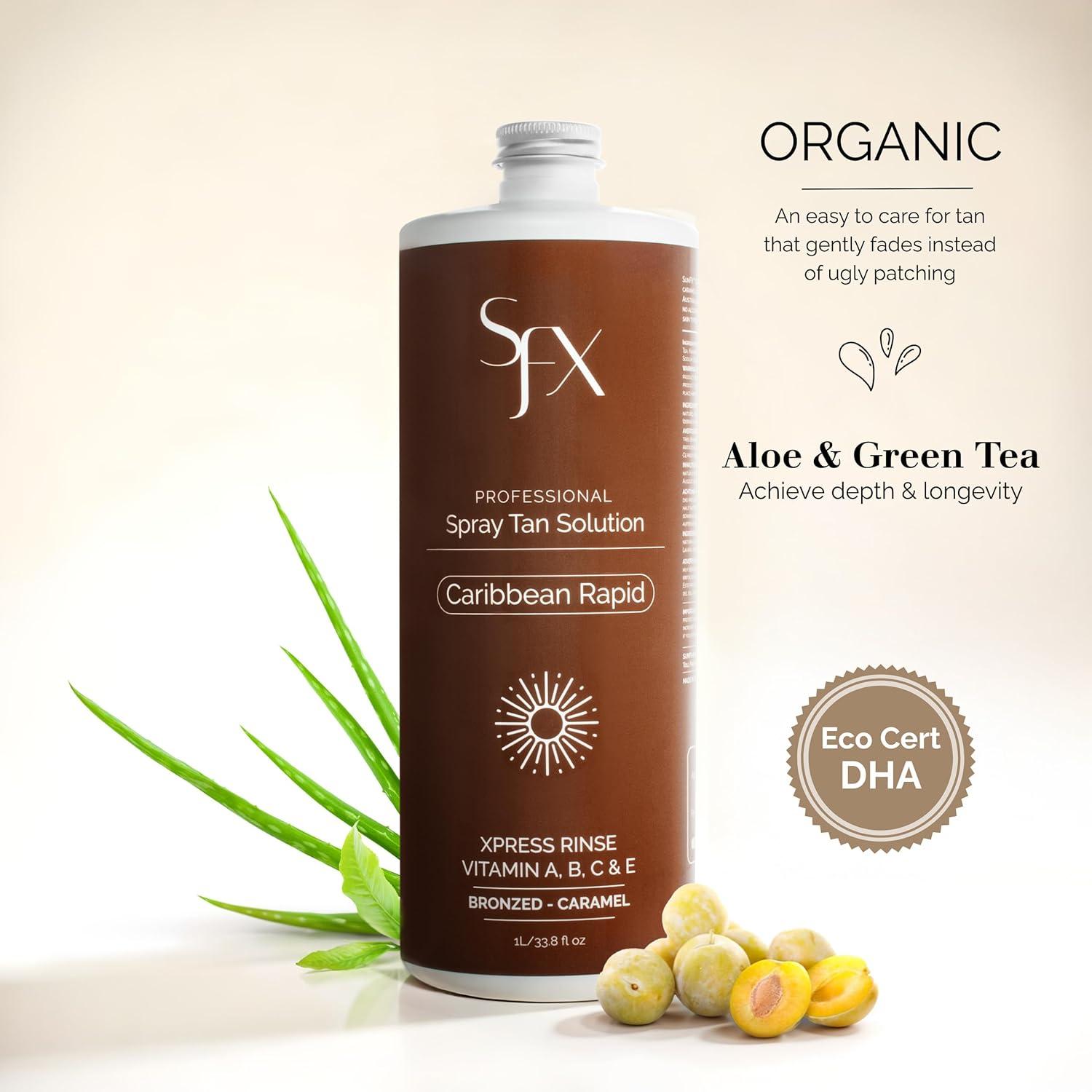 Bronceador en Spray SunFX Caribeño 1L Natural Verano Oscuro