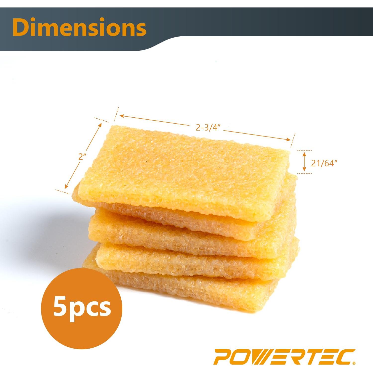 Bloques de Limpieza Abrasiva POWERTEC 5PK - 7 cm