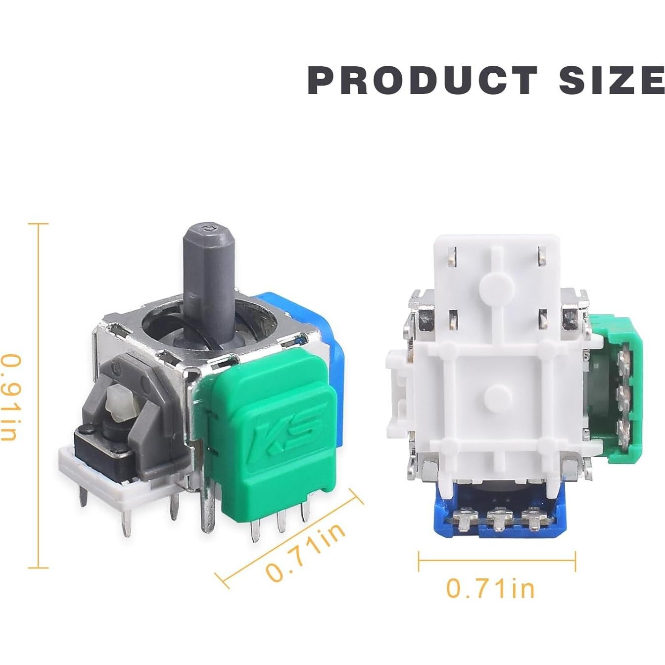 Joystick Electromagnético TMR Reemplazo para PS5/PS4/Xbox One