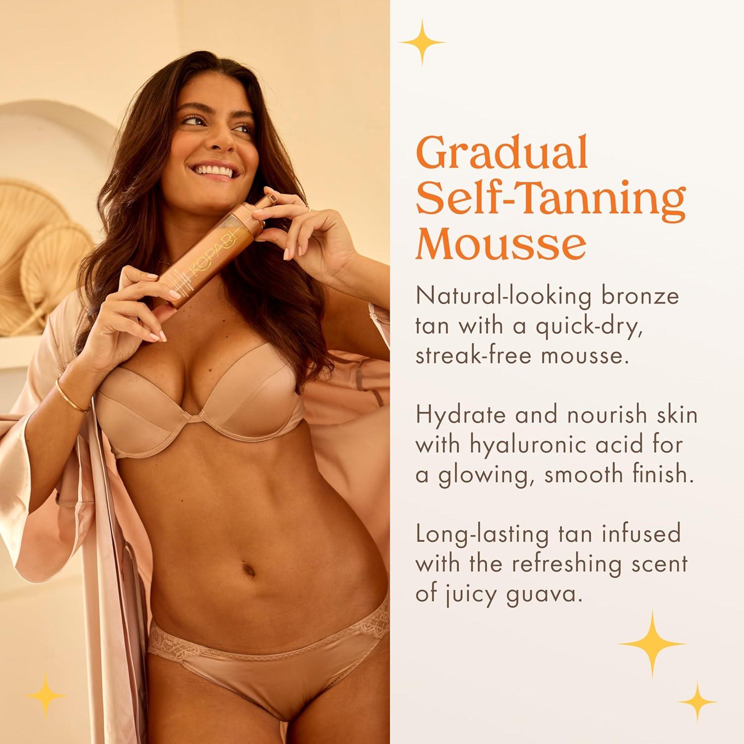 Mousse Autobronceador Kopari 170g con Ácido Hialurónico
