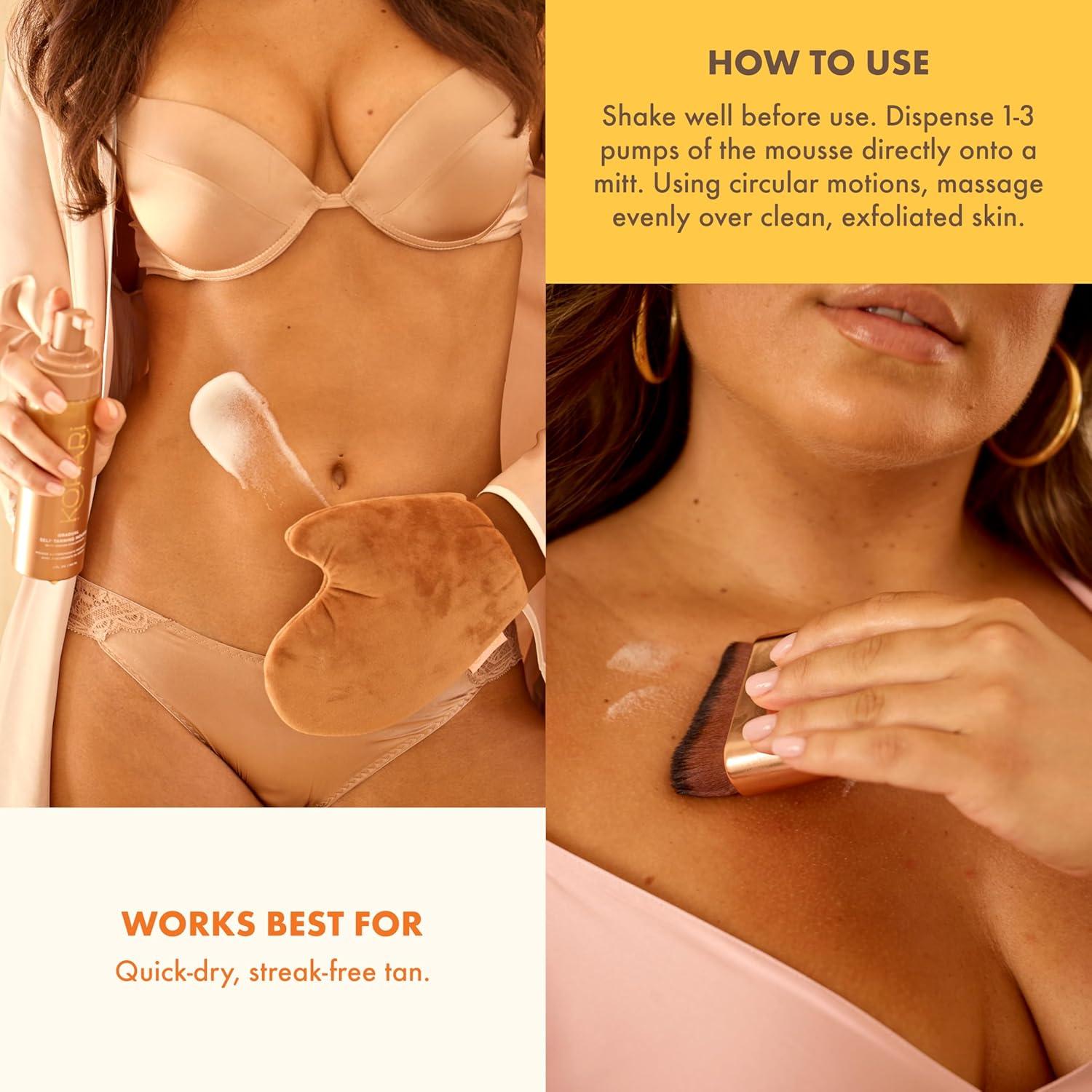 Mousse Autobronceador Kopari 170g con Ácido Hialurónico