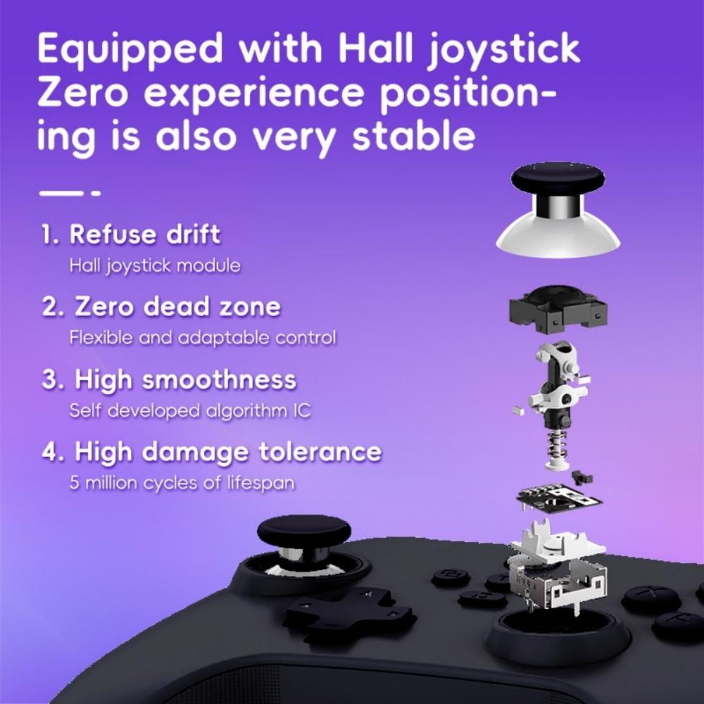 Controlador Inalámbrico COOBILE Gamepad Bluetooth Negro