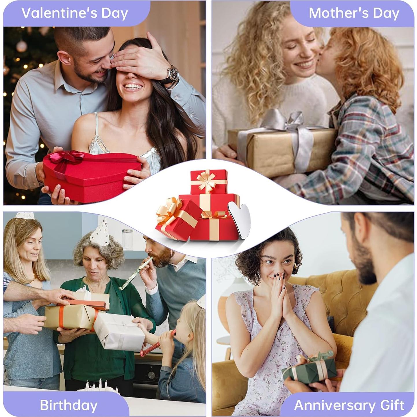 Gua Sha de Acero Inoxidable CUTELIILI - Masaje Facial y Corporal