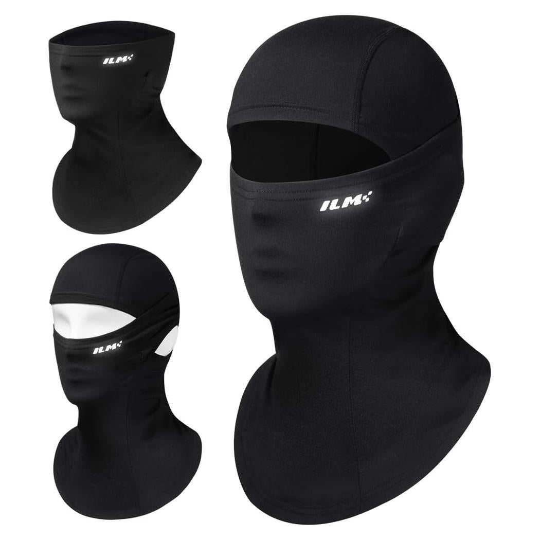Máscara Facial Balaclava ILM FM01 para Motocicleta Negra