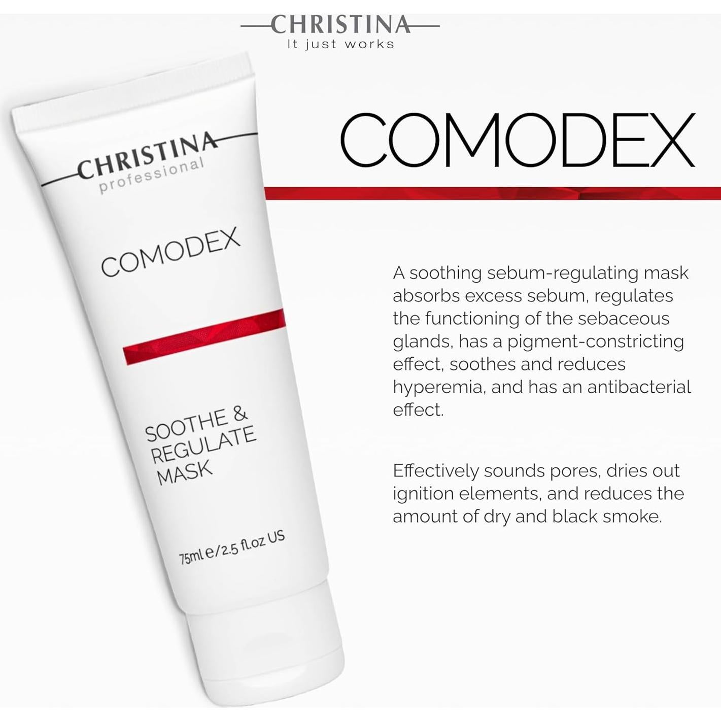 Mascarilla Facial Christina Comodex 75ml para Piel Grasa