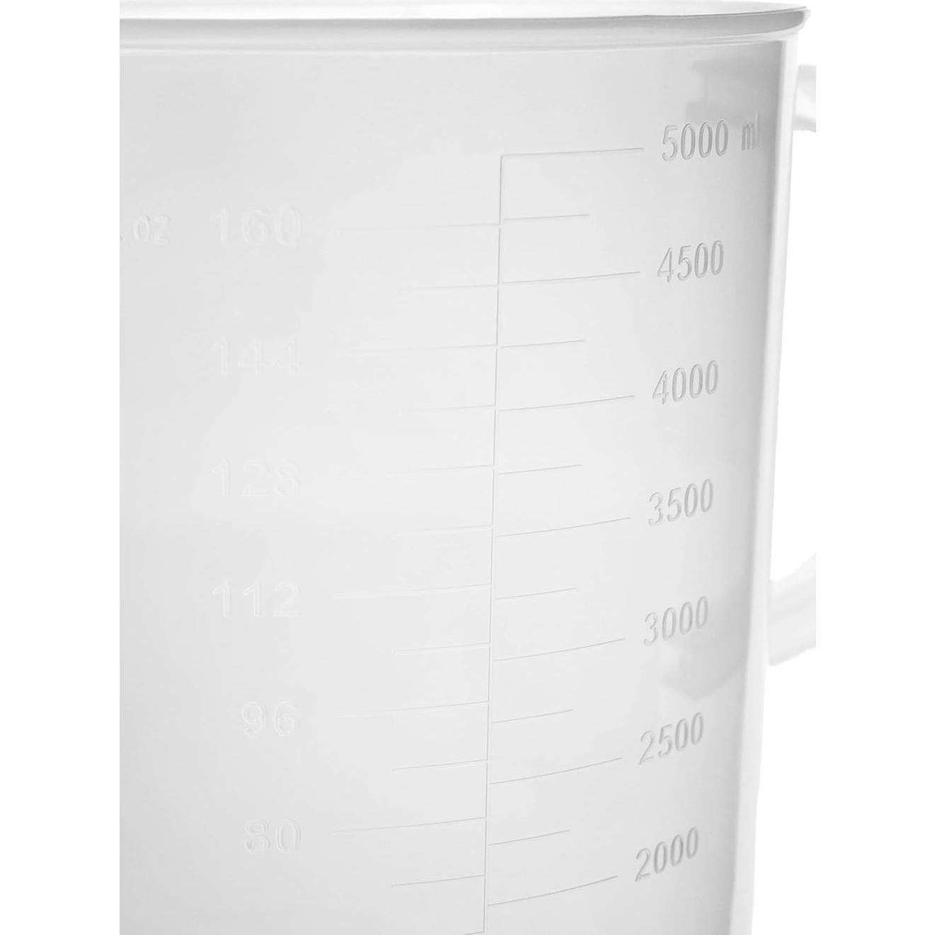 Jarra Medidora EISCO 5000ml Plástico Resistente Químicos