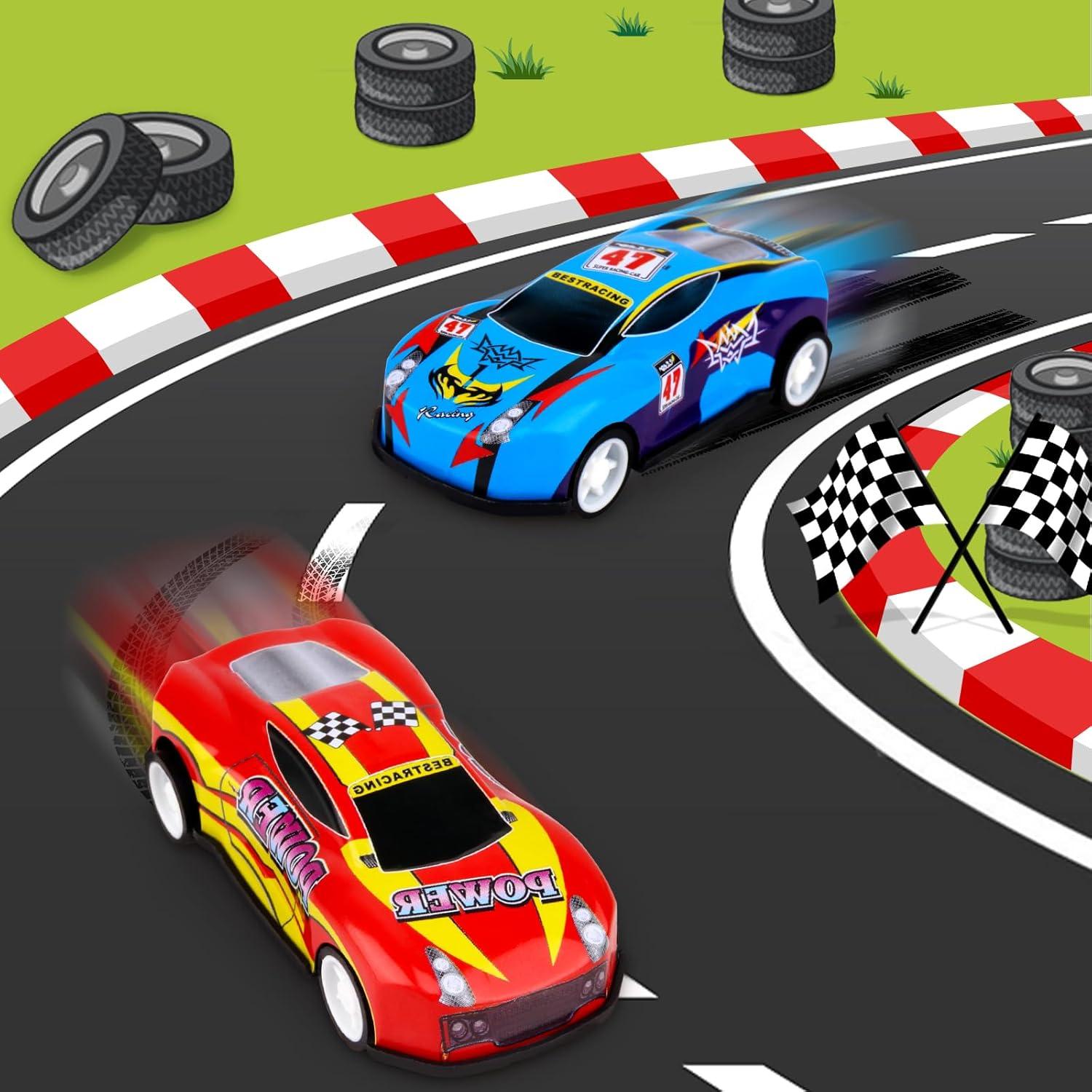 28 Coches de Retroceso Adecortalk para Niños 3-8 Años