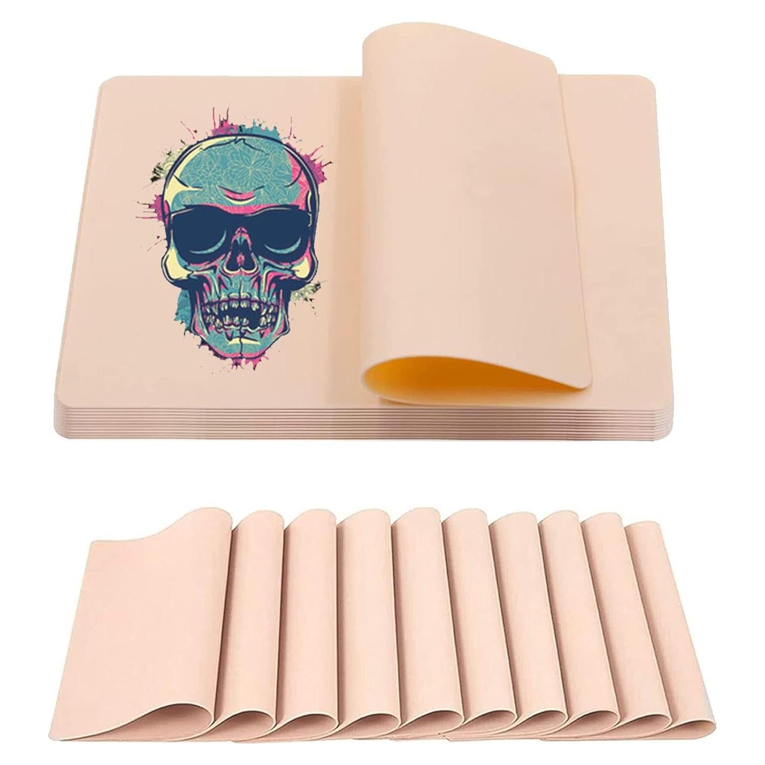 Piel de Práctica para Tatuaje SOTICA 5 Piezas 19.3x13.7cm