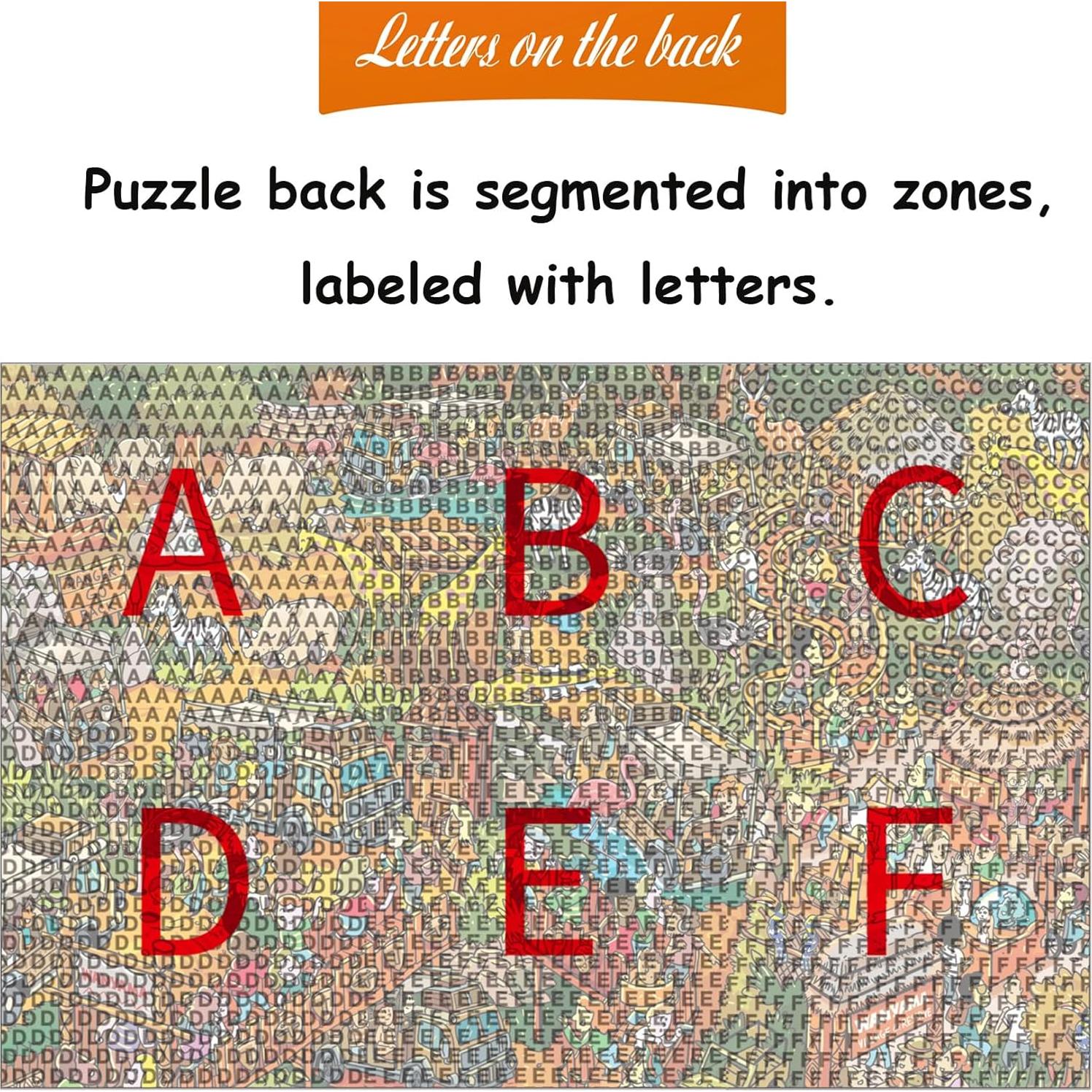 Rompecabezas RECHIATO 1000 Piezas Paraíso Animal 70x50 cm