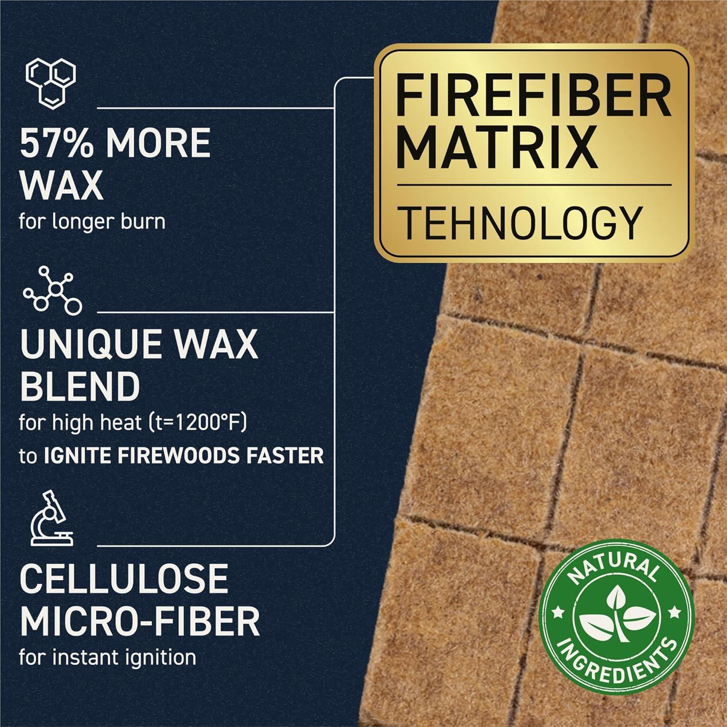 Cubos de Encendido de Fuego 160 pcs - Inodoros y Resistentes