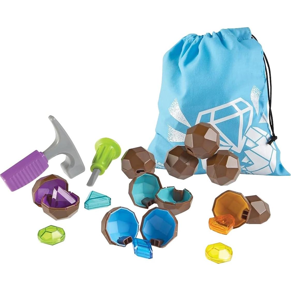 Juego de Rocas y Gemas Learning Resources 19 Piezas 3+