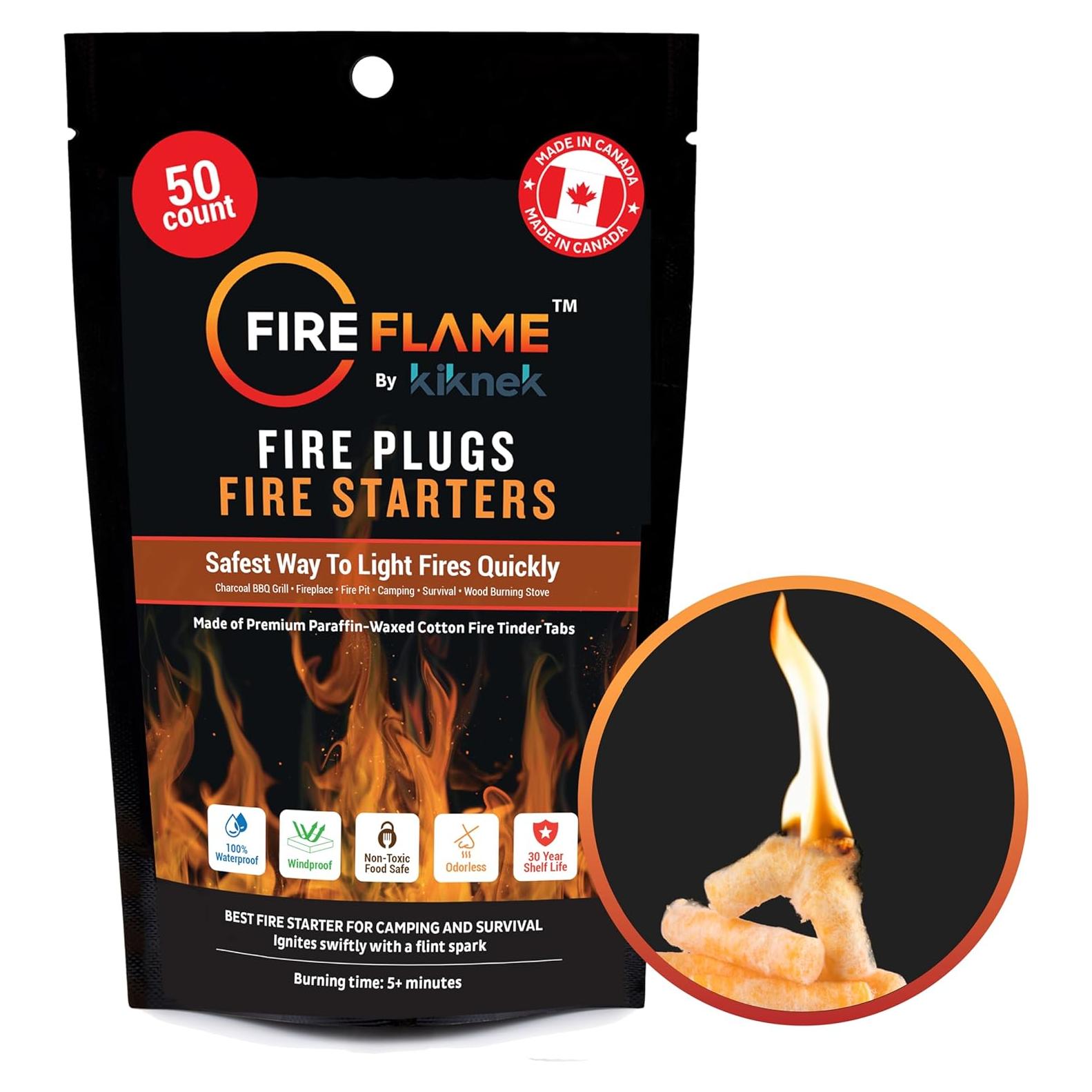 Tapones de Fuego Fireflame - 50 Tapones Impermeables