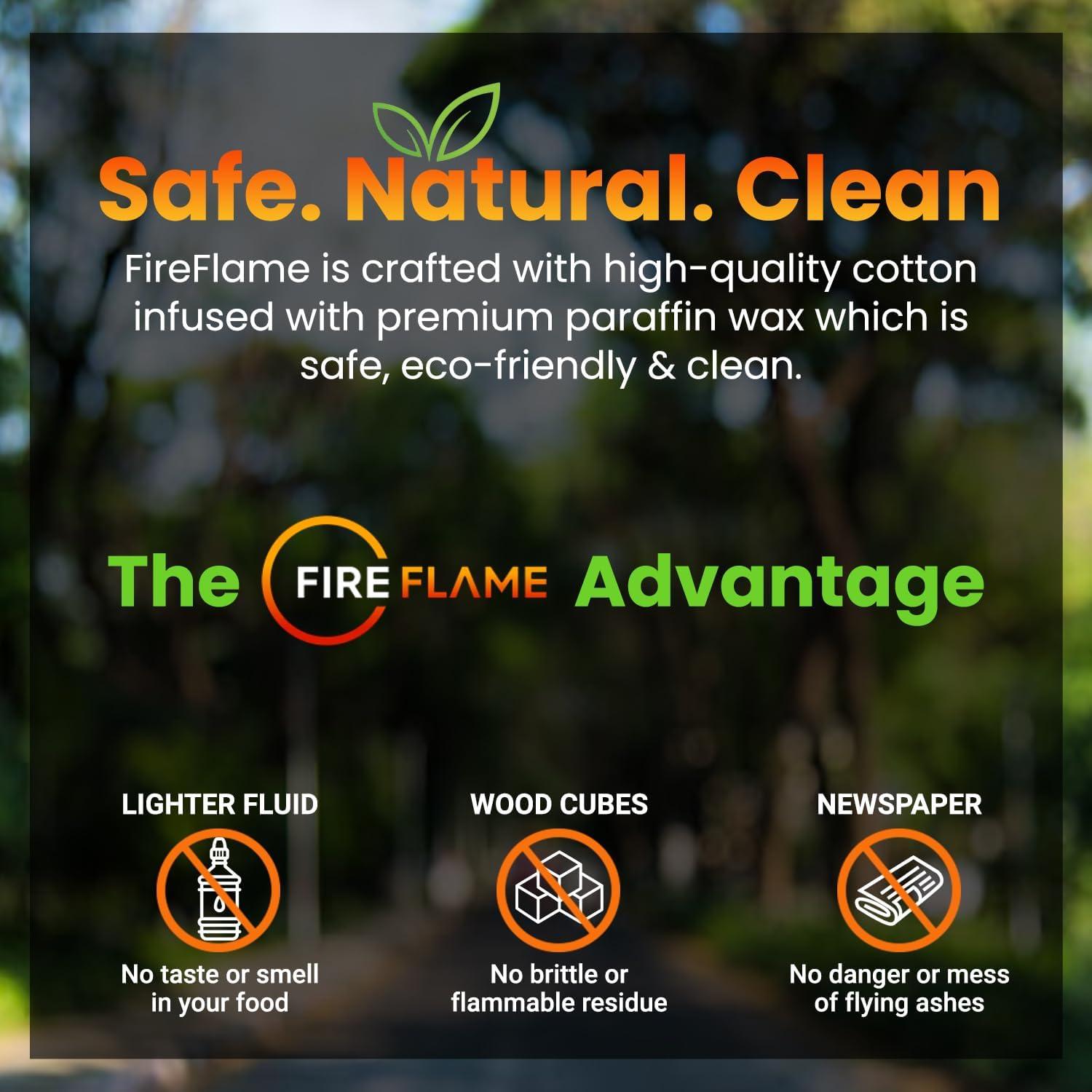 Tapones de Fuego Fireflame - 50 Tapones Impermeables