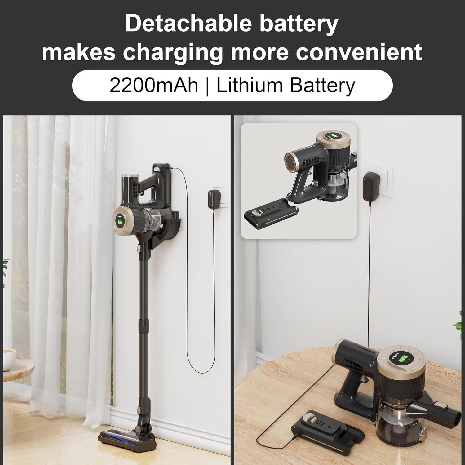 Aspiradora de Mano Inalámbrica BUTY BULU LK-W15-BK 150W 40min