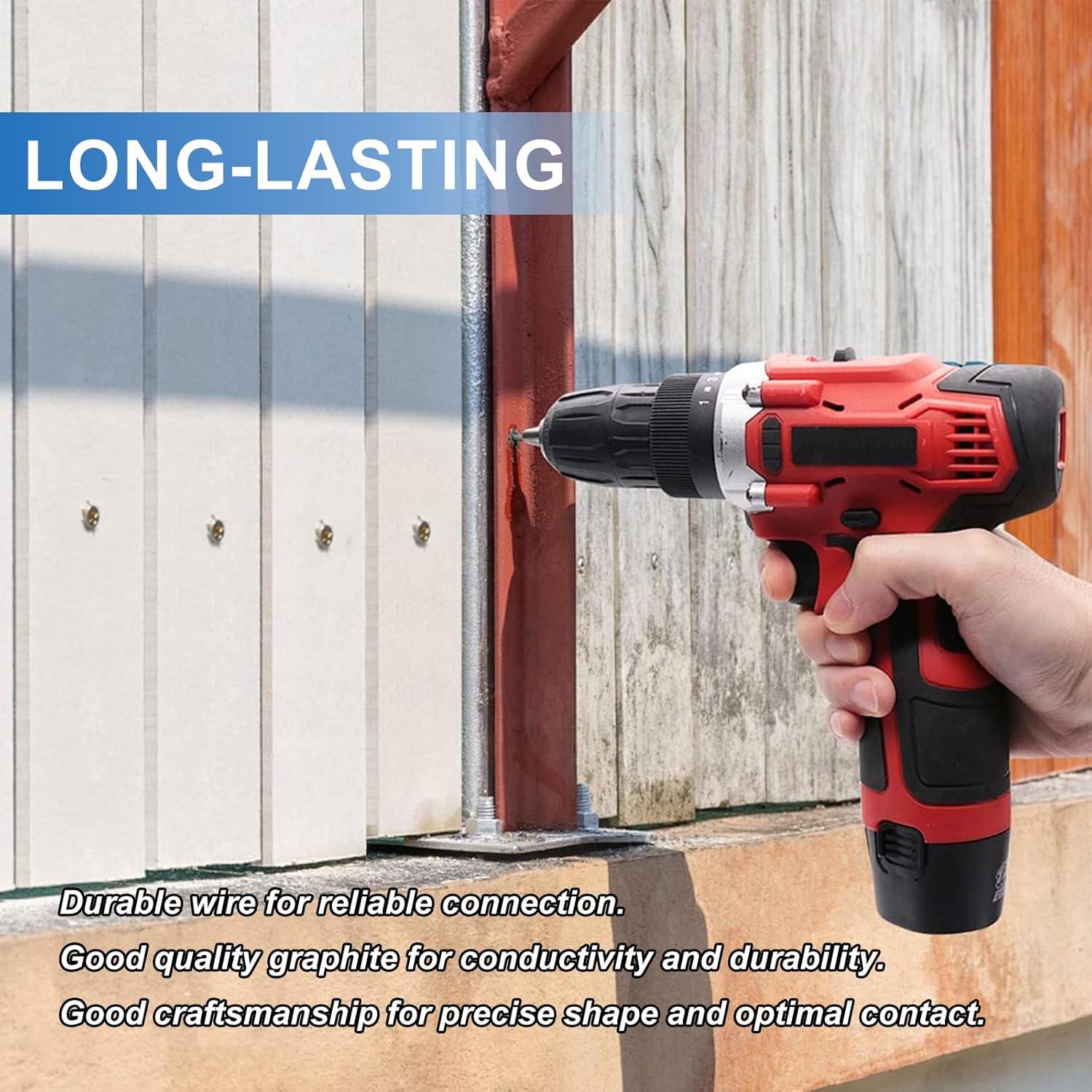 4 Pack Cepillos de Carbón GZJoSum para DeWALT DWP849 17.78 cm