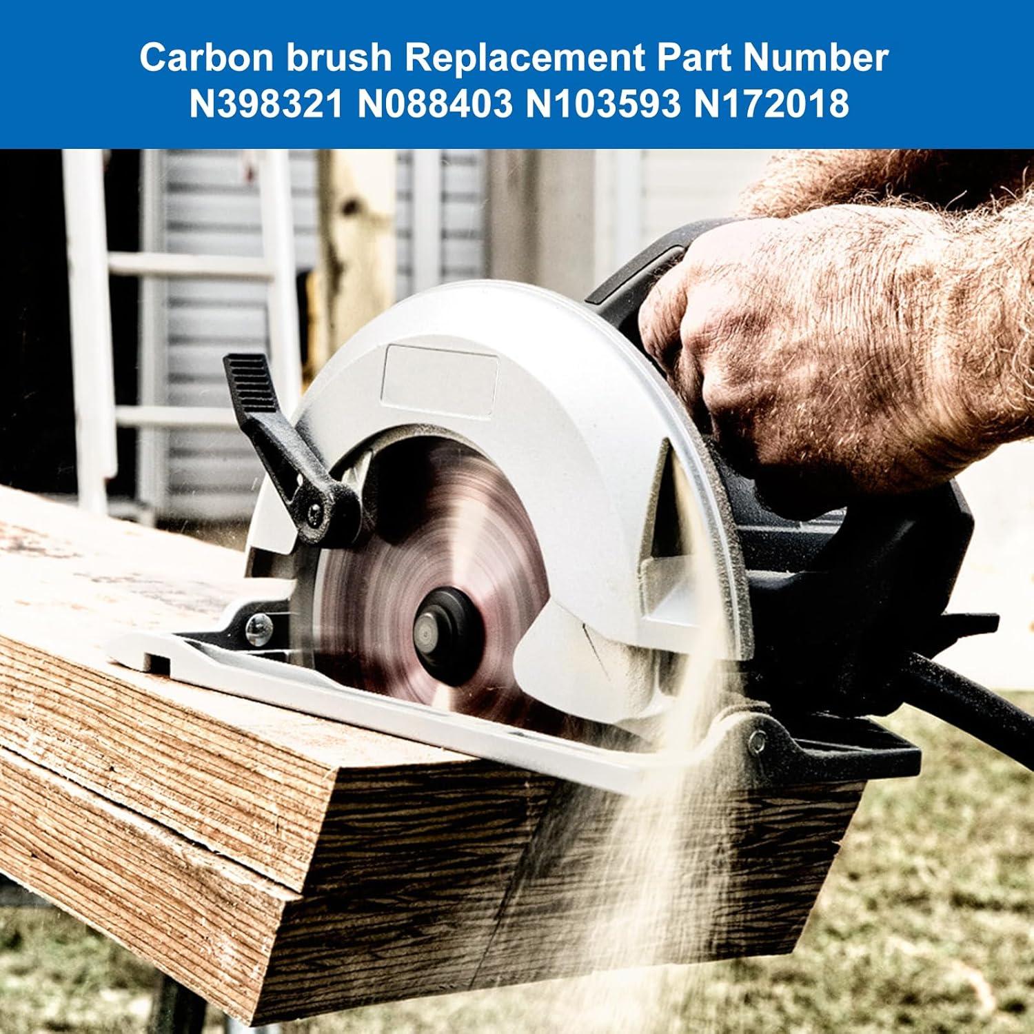 4 Pack Cepillos de Carbón GZJoSum para DeWALT DWP849 17.78 cm