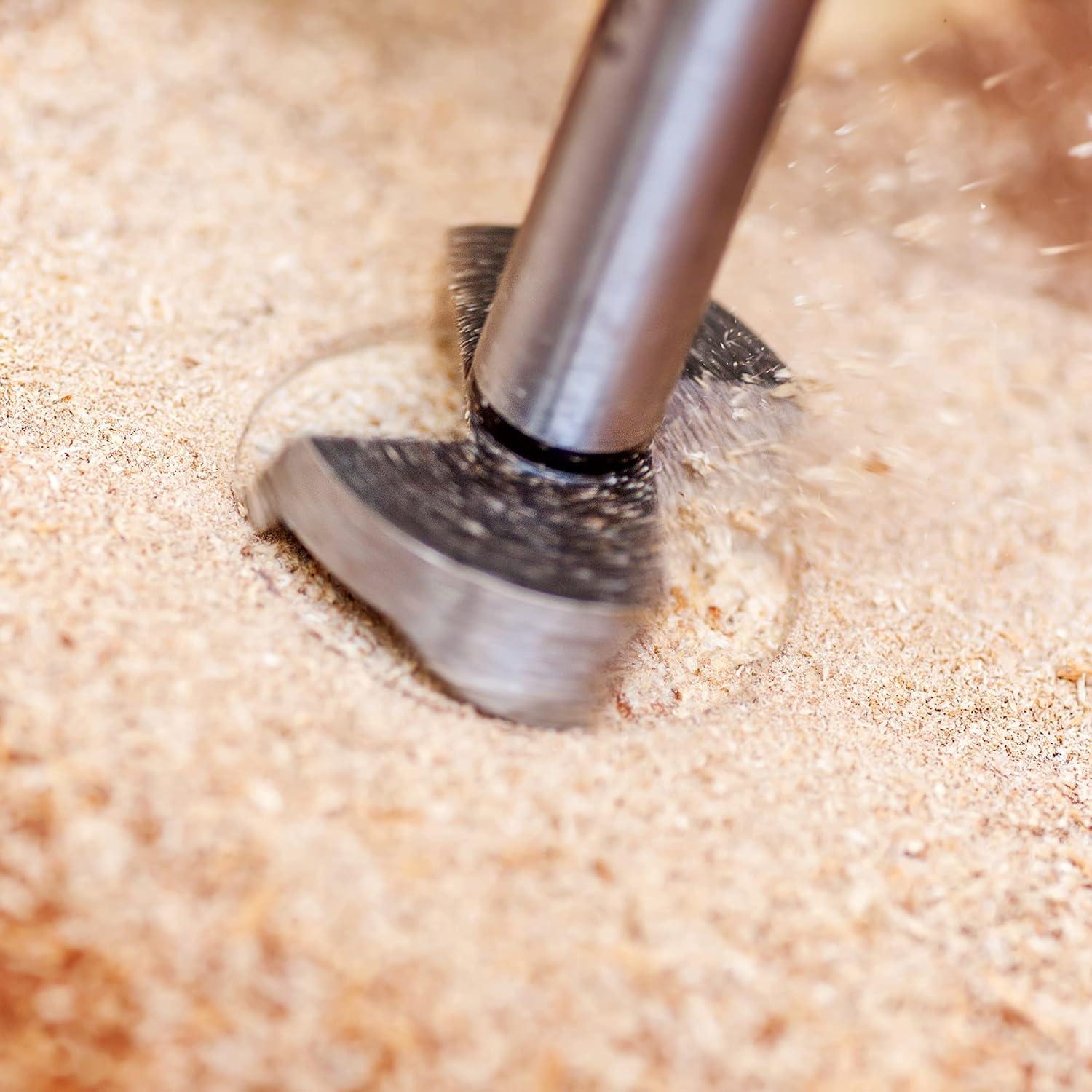 Broca Forstner 42mm uxcell para Madera y Plástico con Estuche