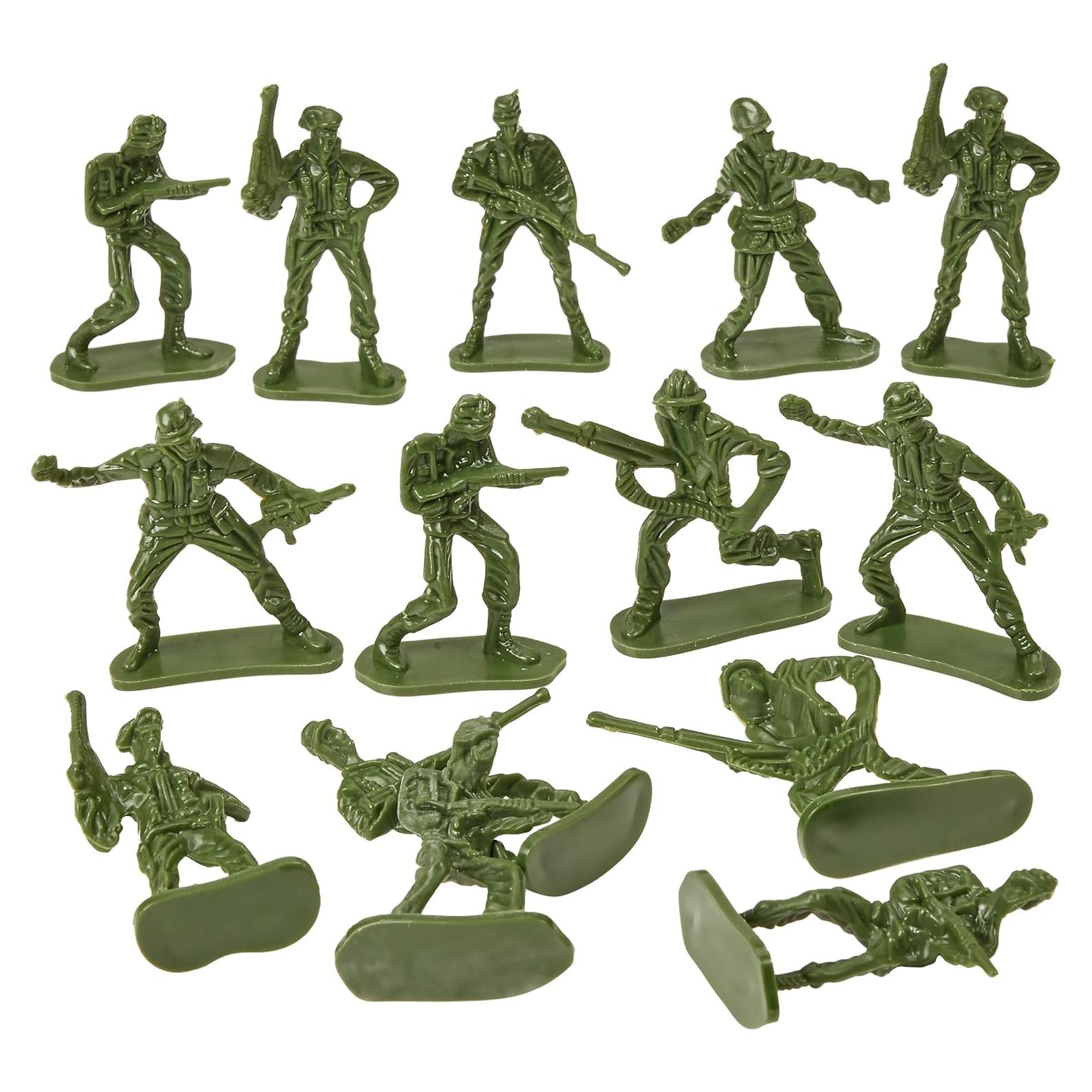 144 Soldados de Juguete Better Basics Figuras Militares 3,81 cm