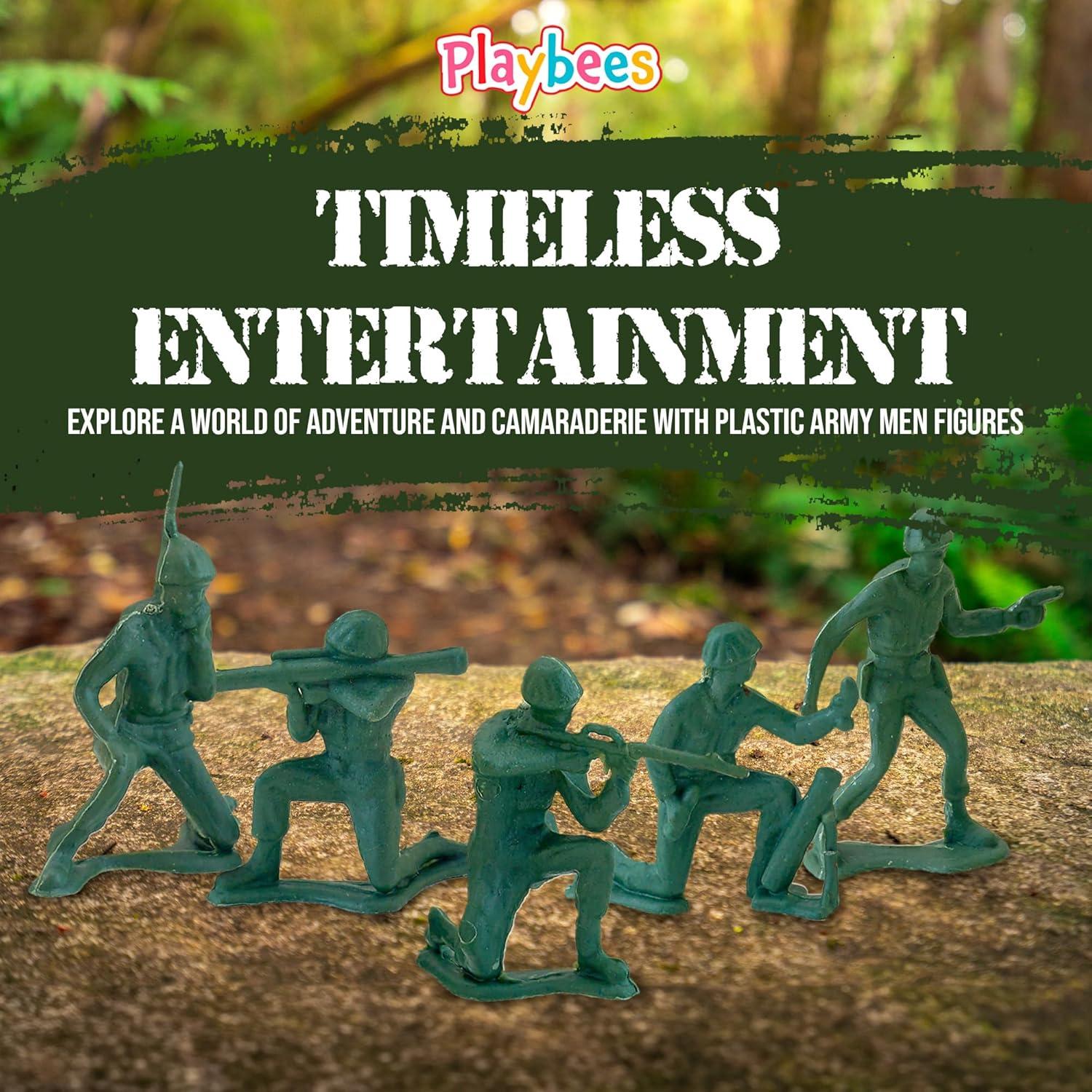 144 Soldados de Juguete Better Basics Figuras Militares 3,81 cm