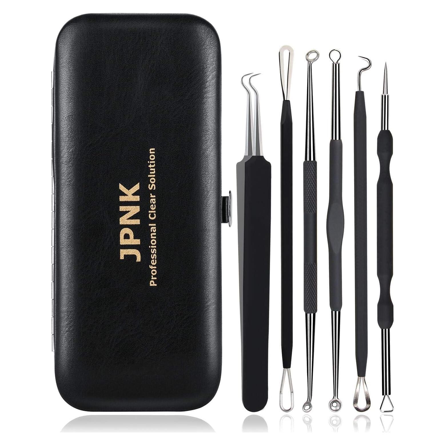 Kit de Extracción de Puntos Negros JPNK 6 Piezas Acero Inoxidable