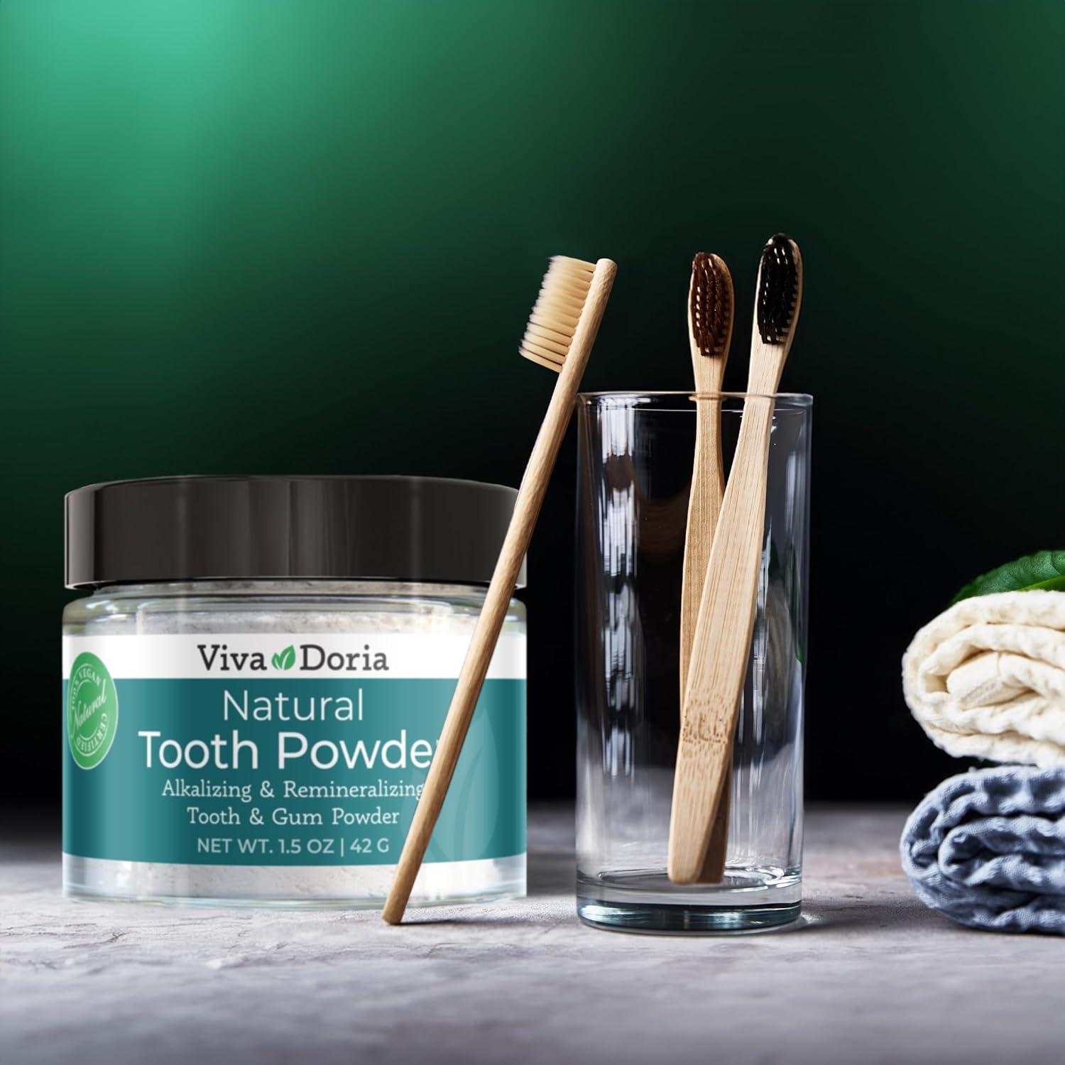 Polvo Dental Natural Viva Doria 42.52 g | Blanqueador y Remineralizante