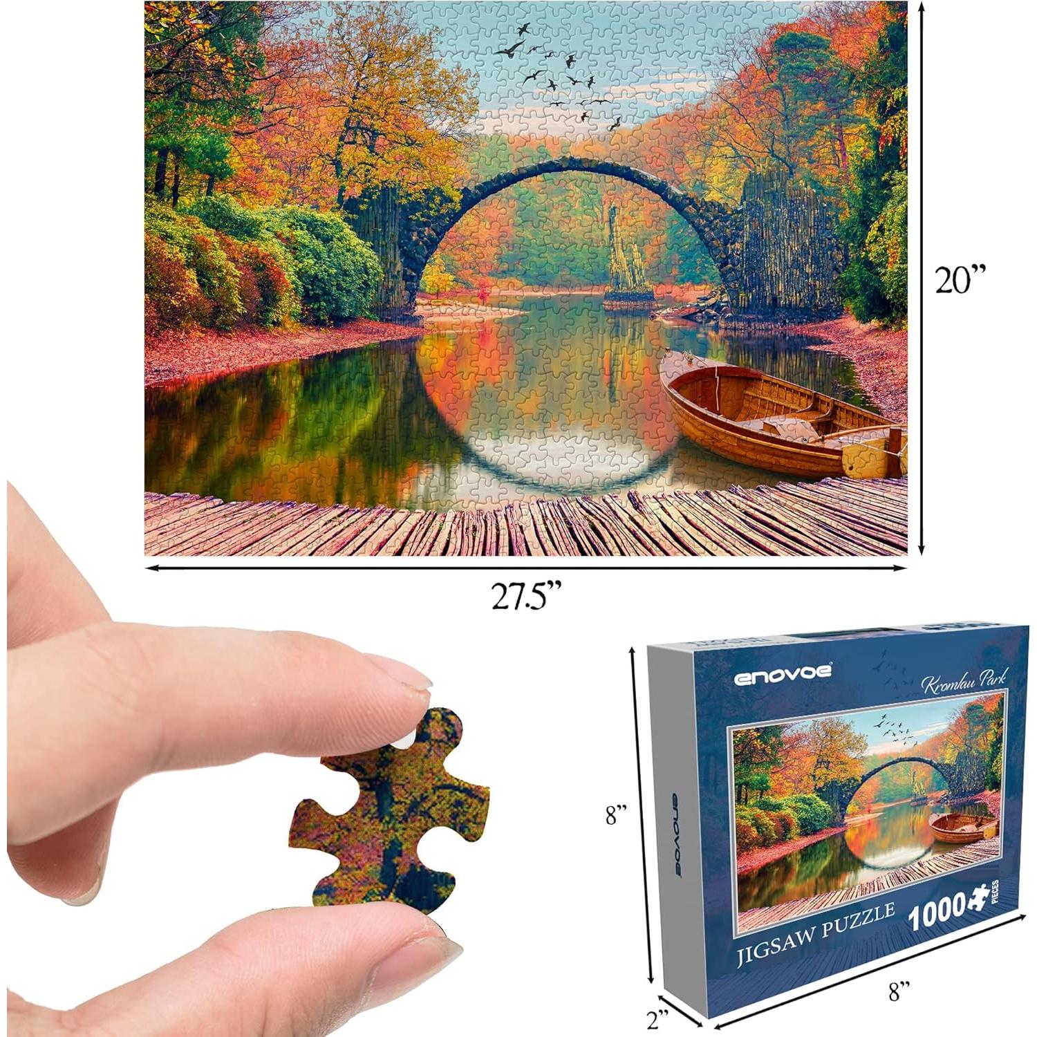 Rompecabezas Enovoe 1000 Piezas Parque Kromlau 68,5 x 50,8 cm