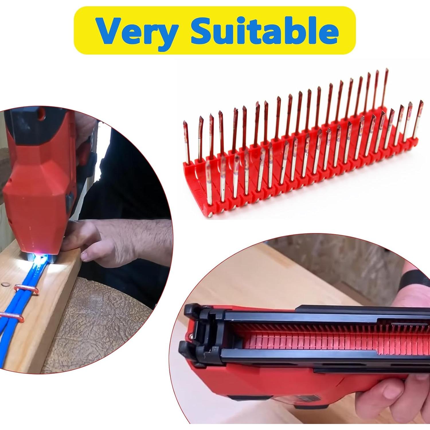 Grapas de Cable Aisladas MNM1-600 para Milwaukee M12 2448-20