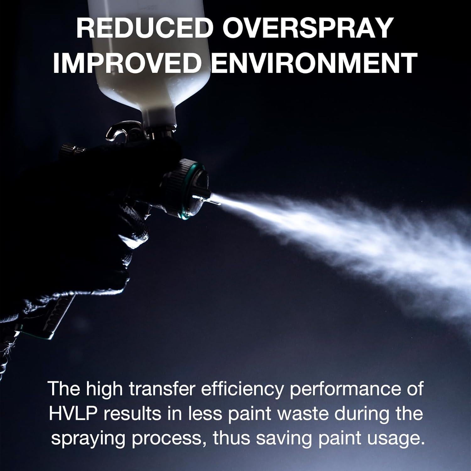 Pistola de Pulverización YUZES HVLP 3 Boquillas 600cc