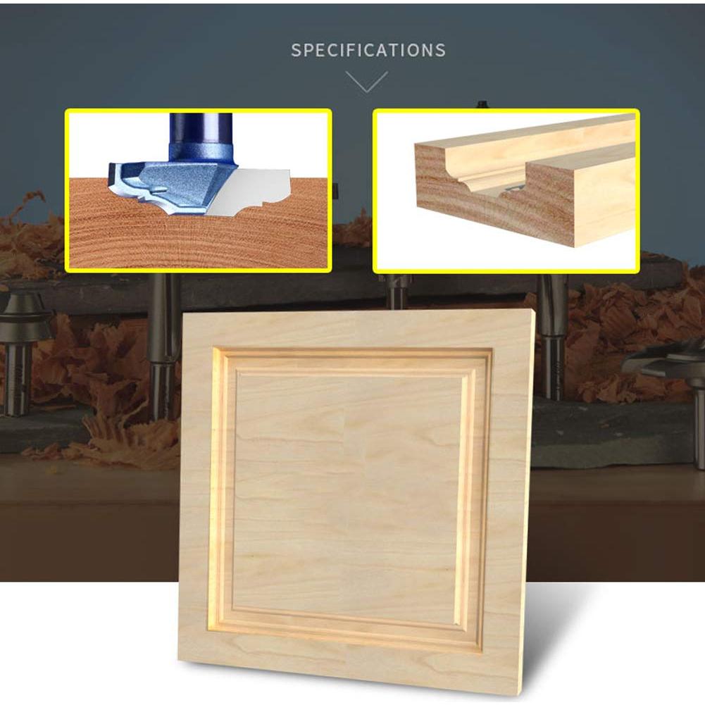 Brocas de Router 1/2" HUHAO para Carpintería - Acero Tungsteno