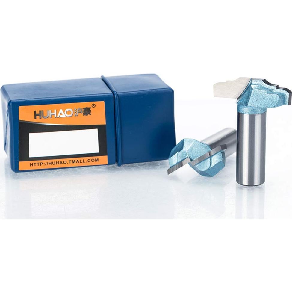 Brocas de Router 1/2" HUHAO para Carpintería - Acero Tungsteno