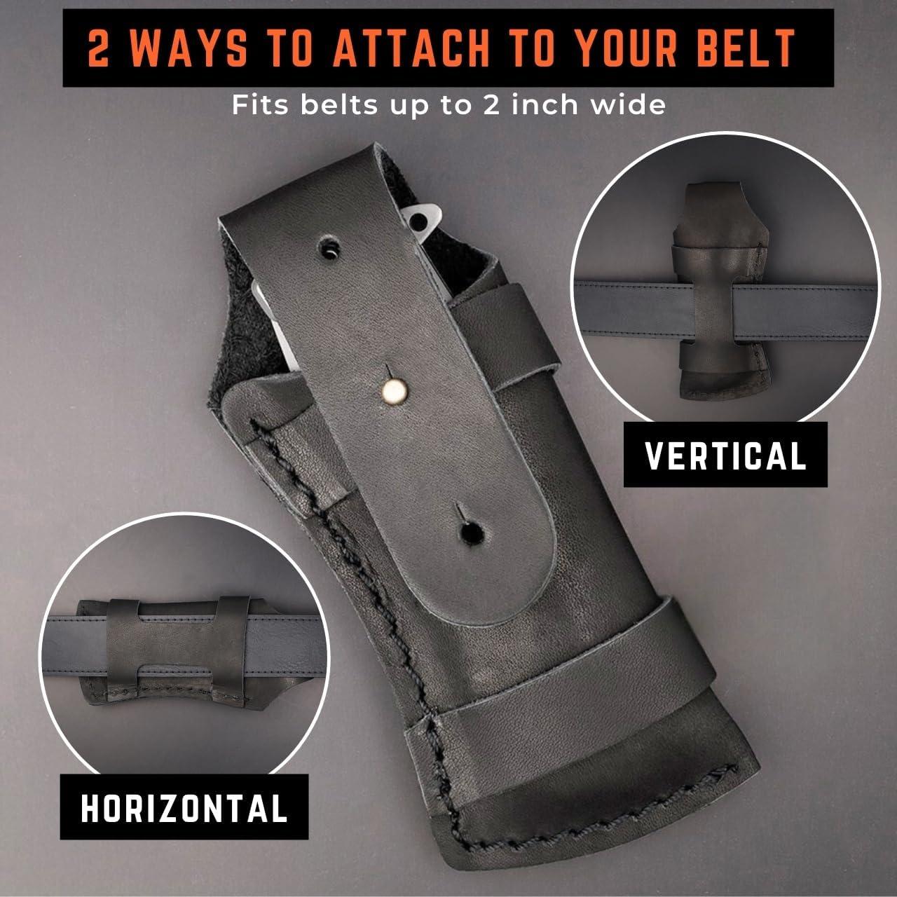 Cuchillo Plegable Tactiko con Funda y Iniciador de Fuego