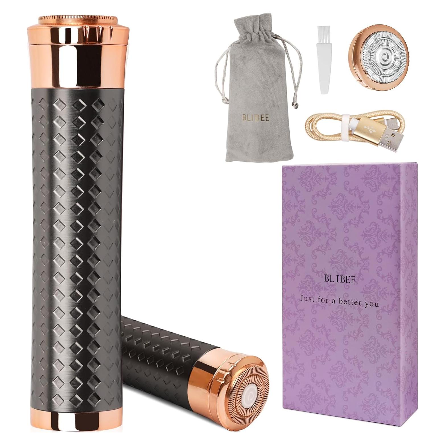 Afeitadora Eléctrica Indolora BLIBEE para Vello Facial Mujer