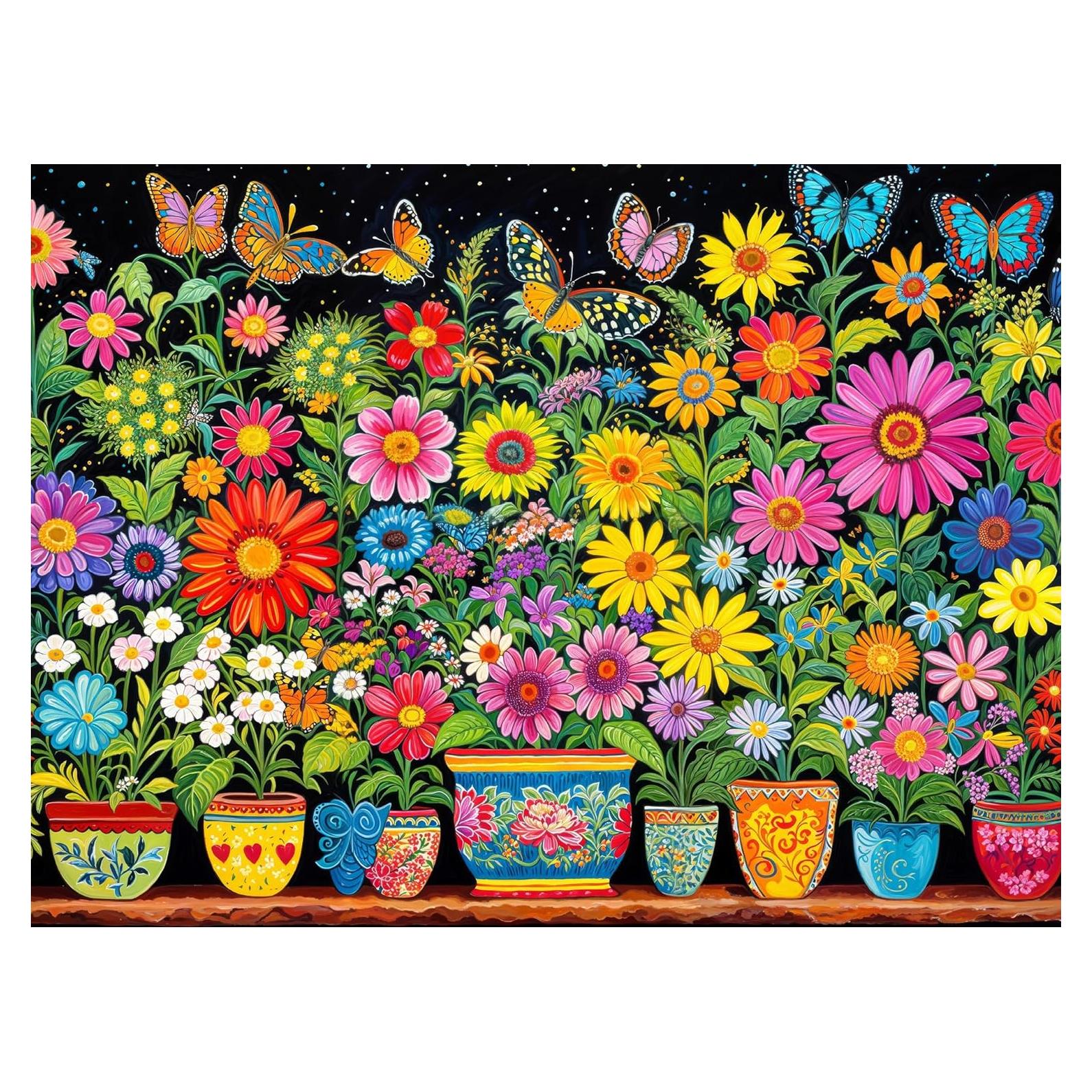 Rompecabezas 1000 Piezas Cross & Glory Fantasía Floral