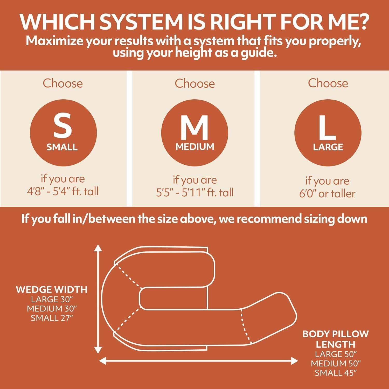 Almohada en Cuña MedCline para Reflujo Ácido y GERD - Pequeño