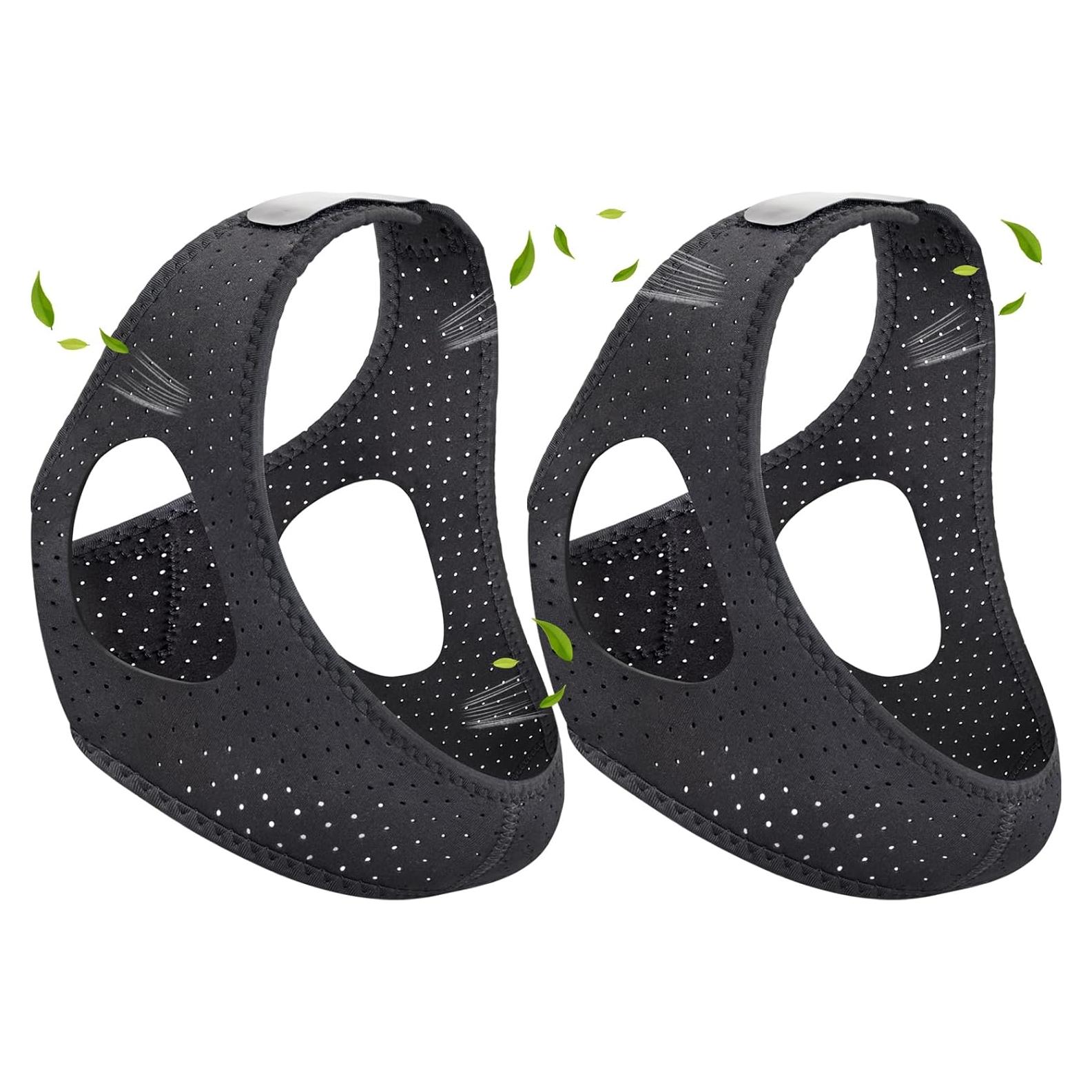 Correa de Barbilla Anti Ronquidos Dizywiee 2 Paquetes Ajustable