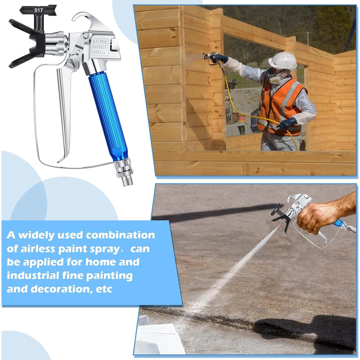 Pistola de Pulverización Sin Aire Tondiamo 8 Piezas 0.66 kg