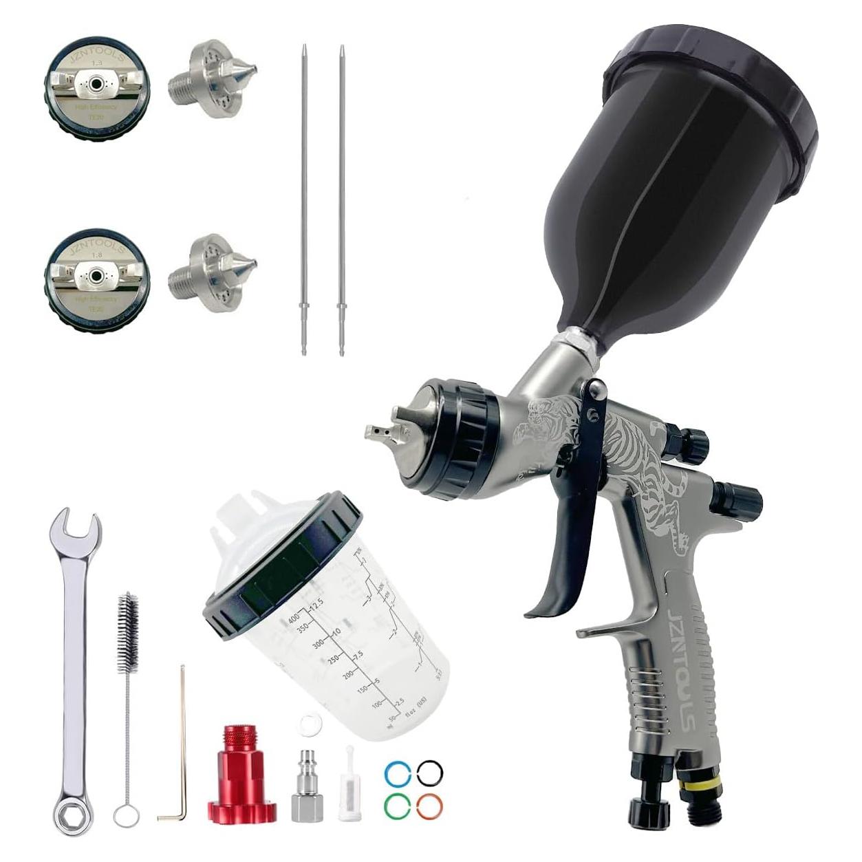 Pistola de Pulverización JZNTOOLS TE20 1.3/1.8mm 600cc