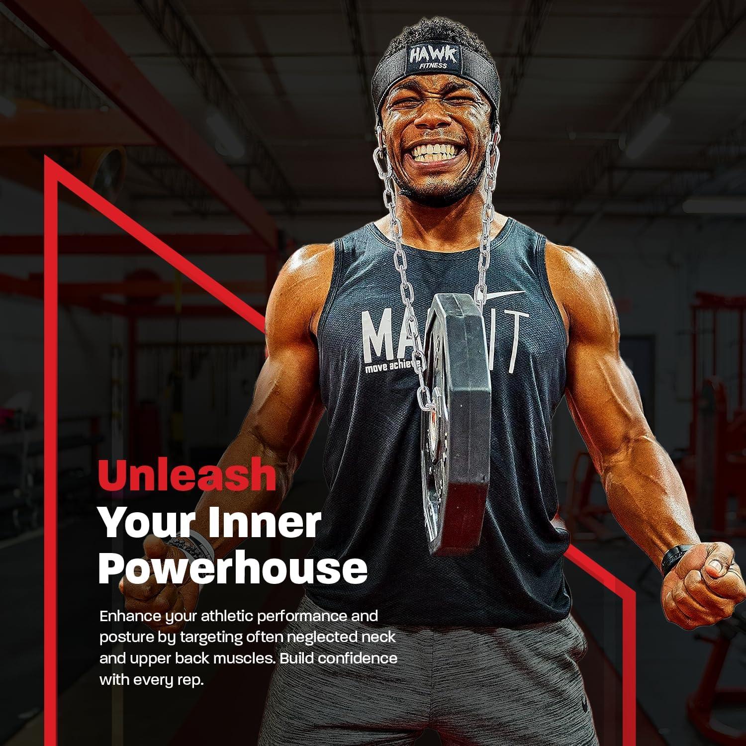 Arnés de Cuello Hawk para Levantamiento de Pesas 76.2 cm