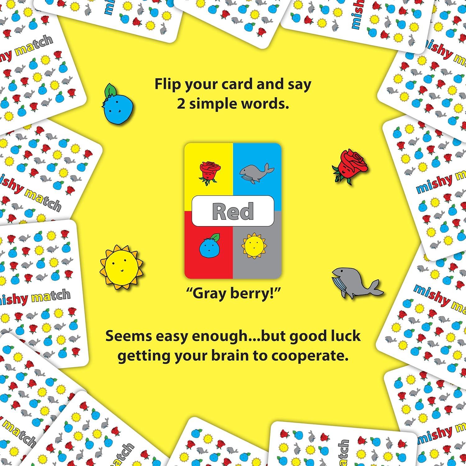 Mishy Match Juego de Fiesta Hilarante - 48 Cartas