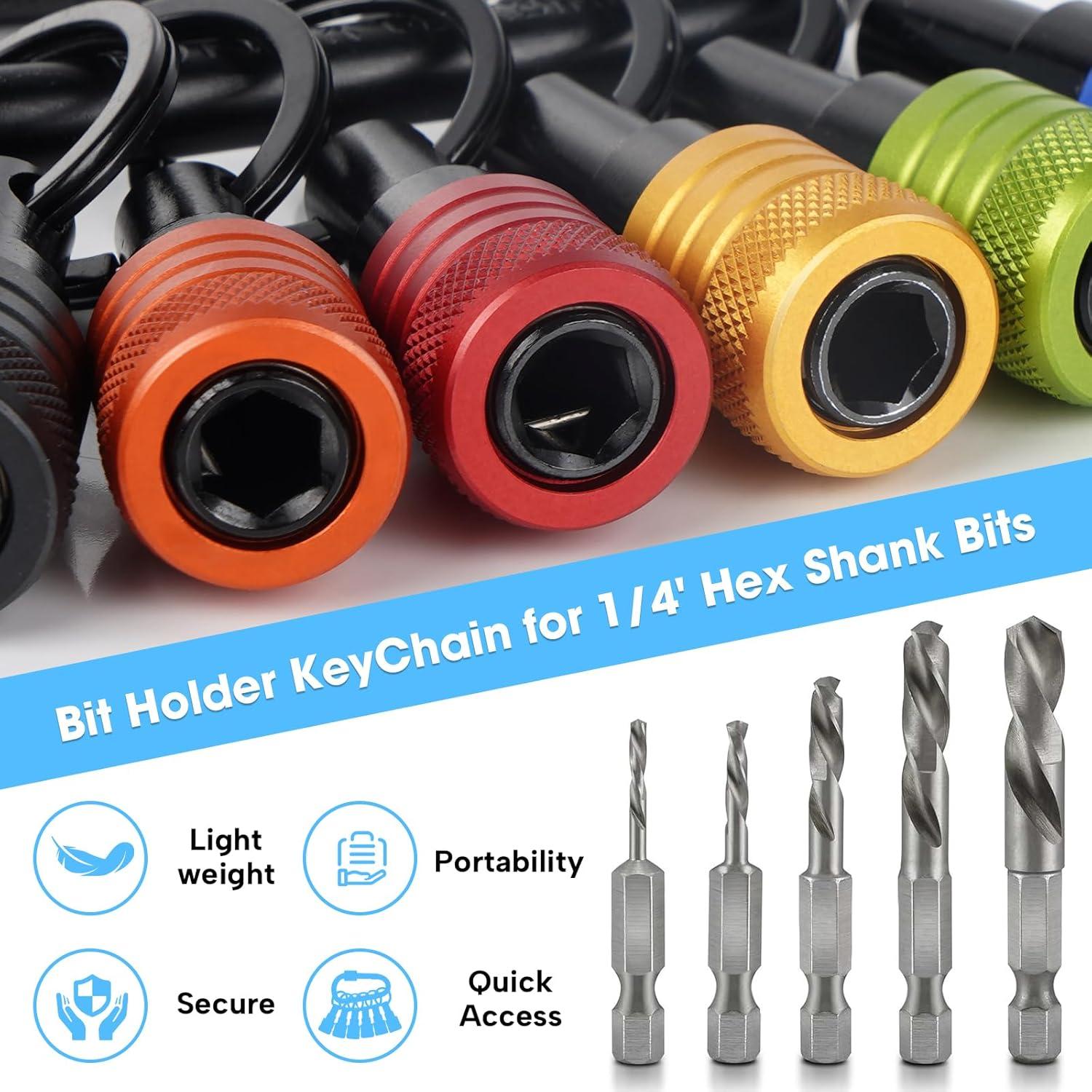 Soporte de Bits Hexagonal 12PCS FACAINCXS con Carabinero