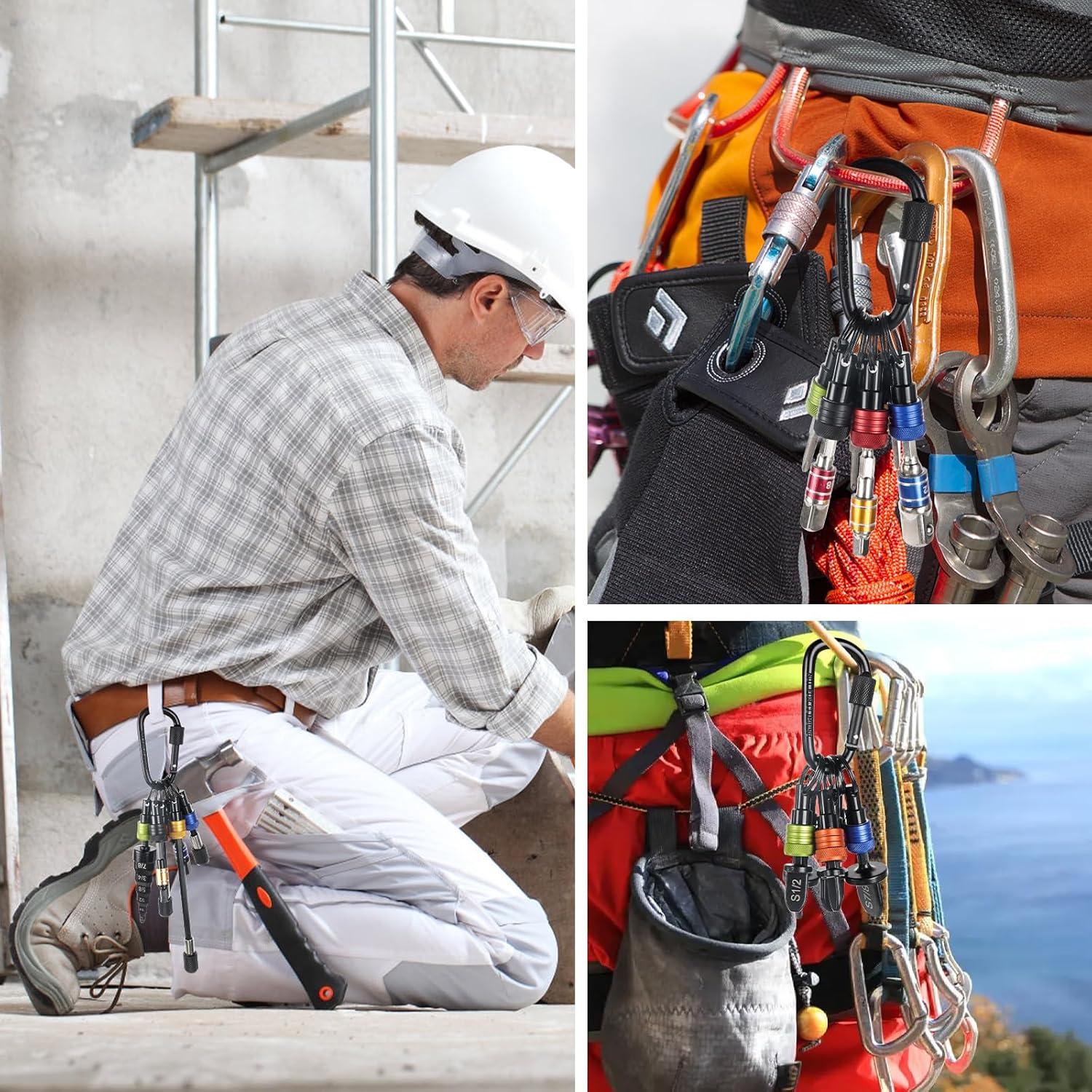 Soporte de Bits Hexagonal 12PCS FACAINCXS con Carabinero