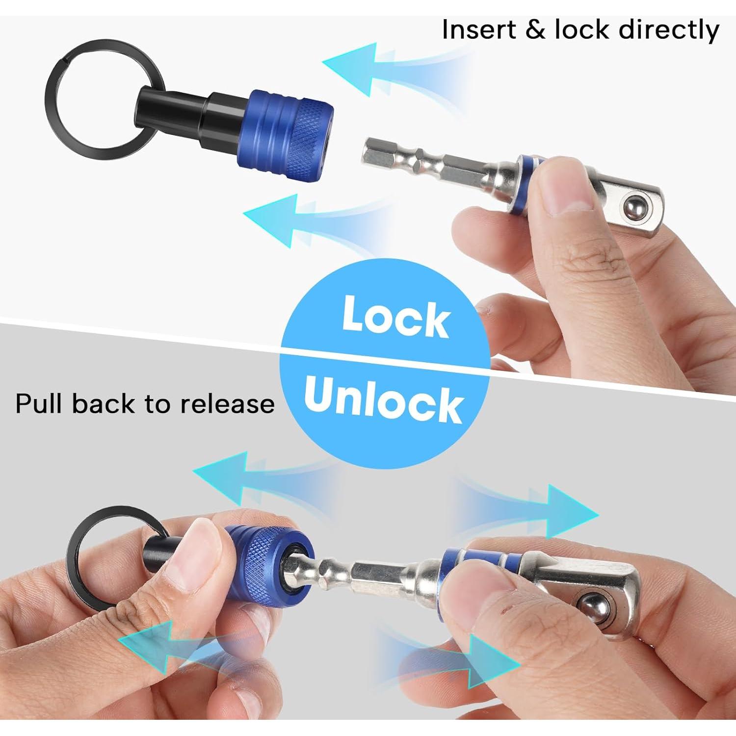 Soporte de Bits Hexagonal 12PCS FACAINCXS con Carabinero