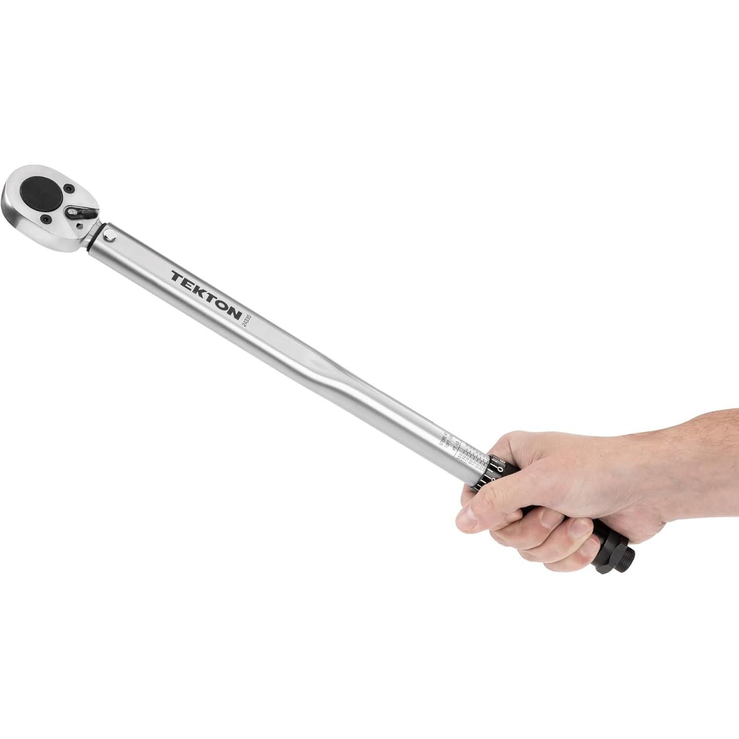 Llave de Torque Micrométrica TEKTON 1/2" (10-150 lb-pie)