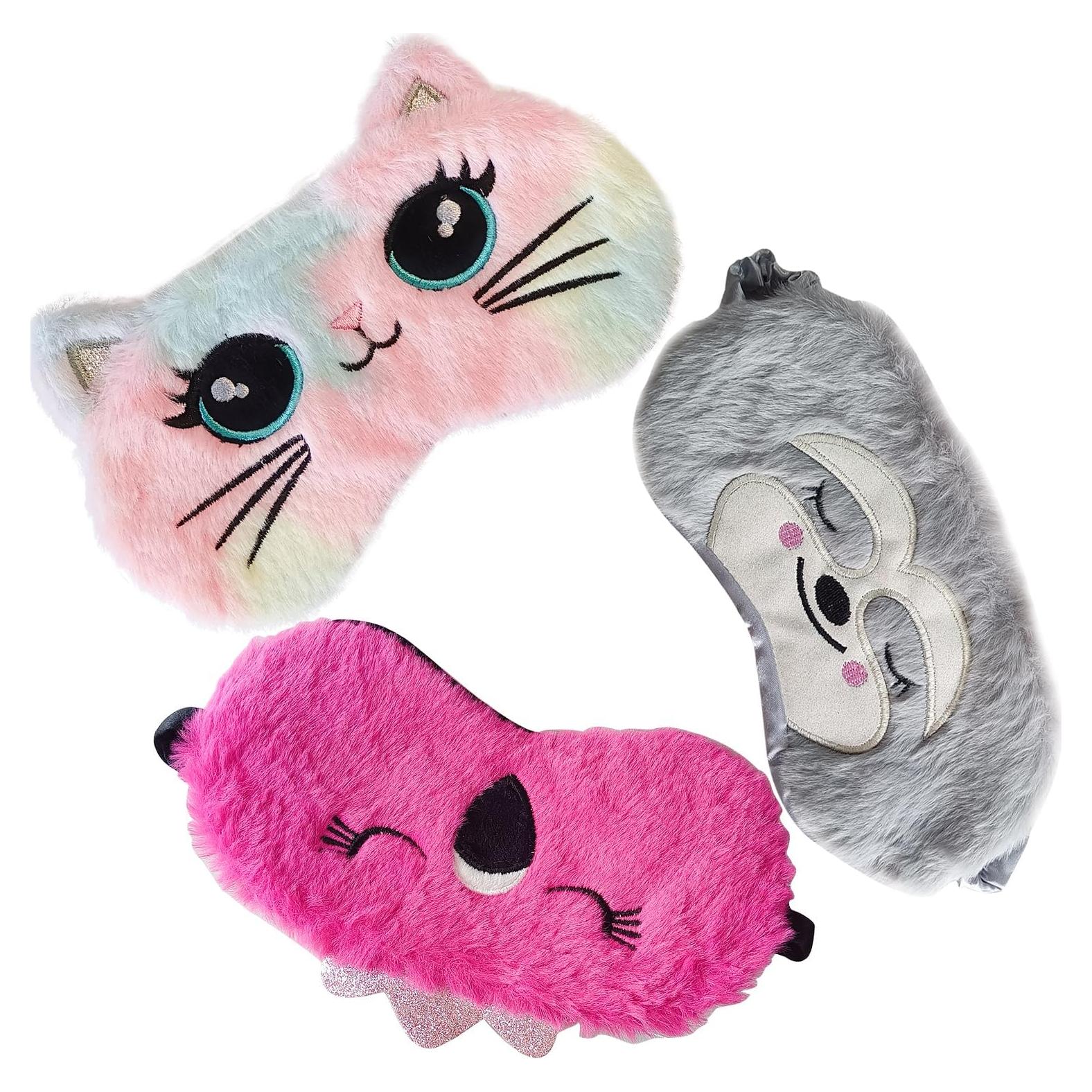 Máscara de Dormir KANOA 3Pack Multicolor Suave para Niños