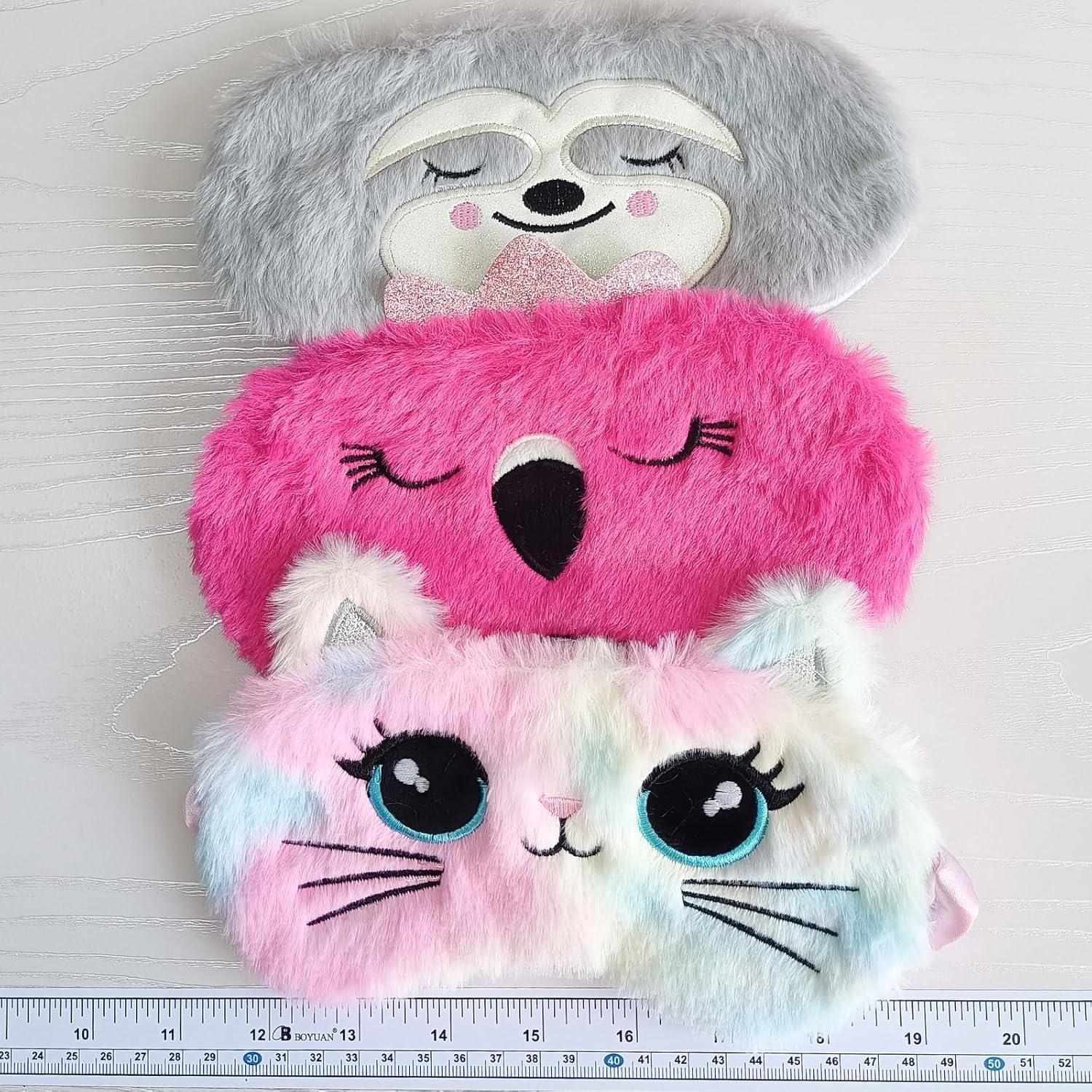 Máscara de Dormir KANOA 3Pack Multicolor Suave para Niños