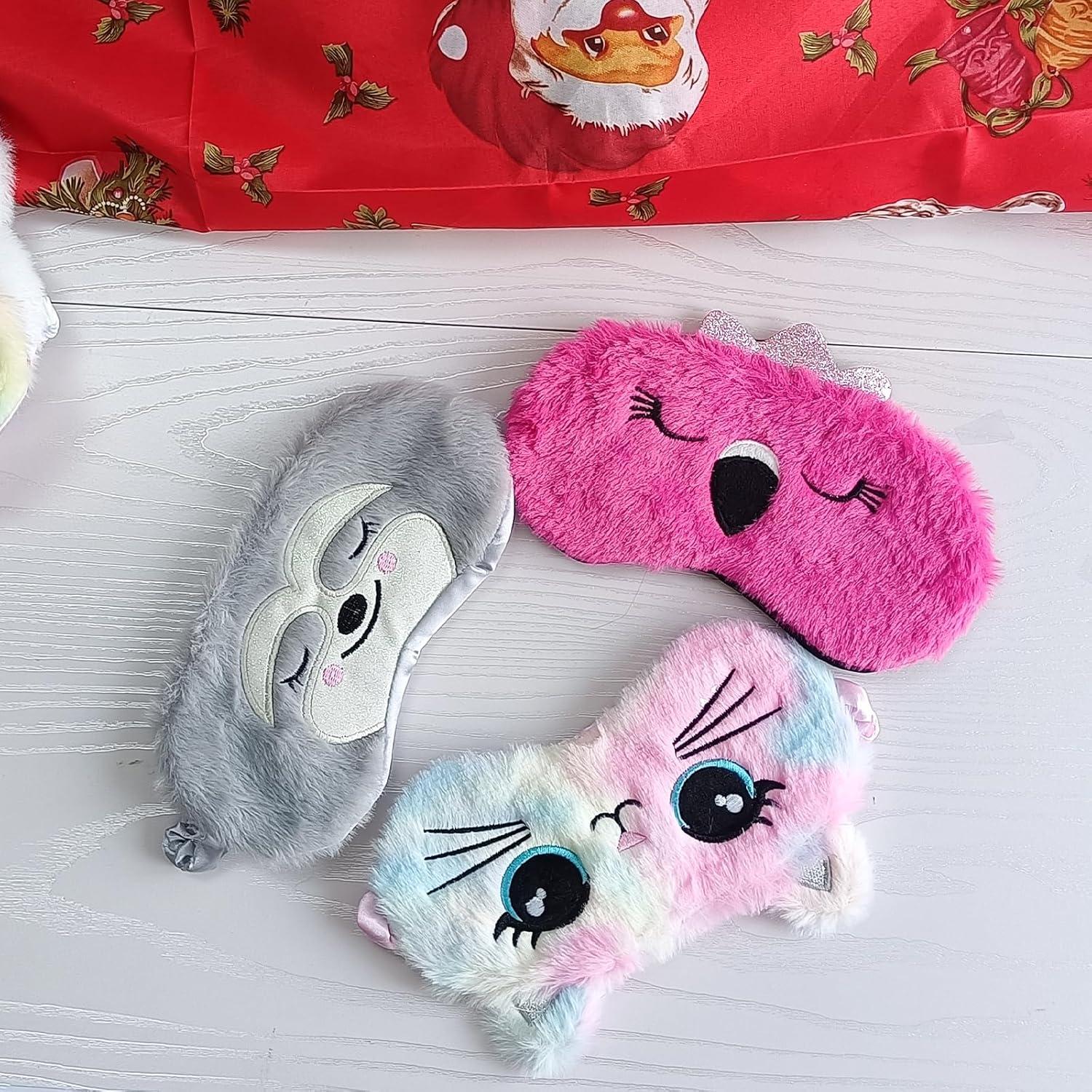 Máscara de Dormir KANOA 3Pack Multicolor Suave para Niños